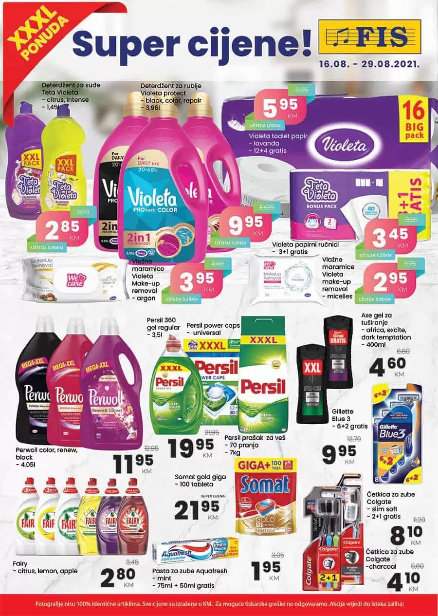 Fis TOP akcija. Fis snizenje.