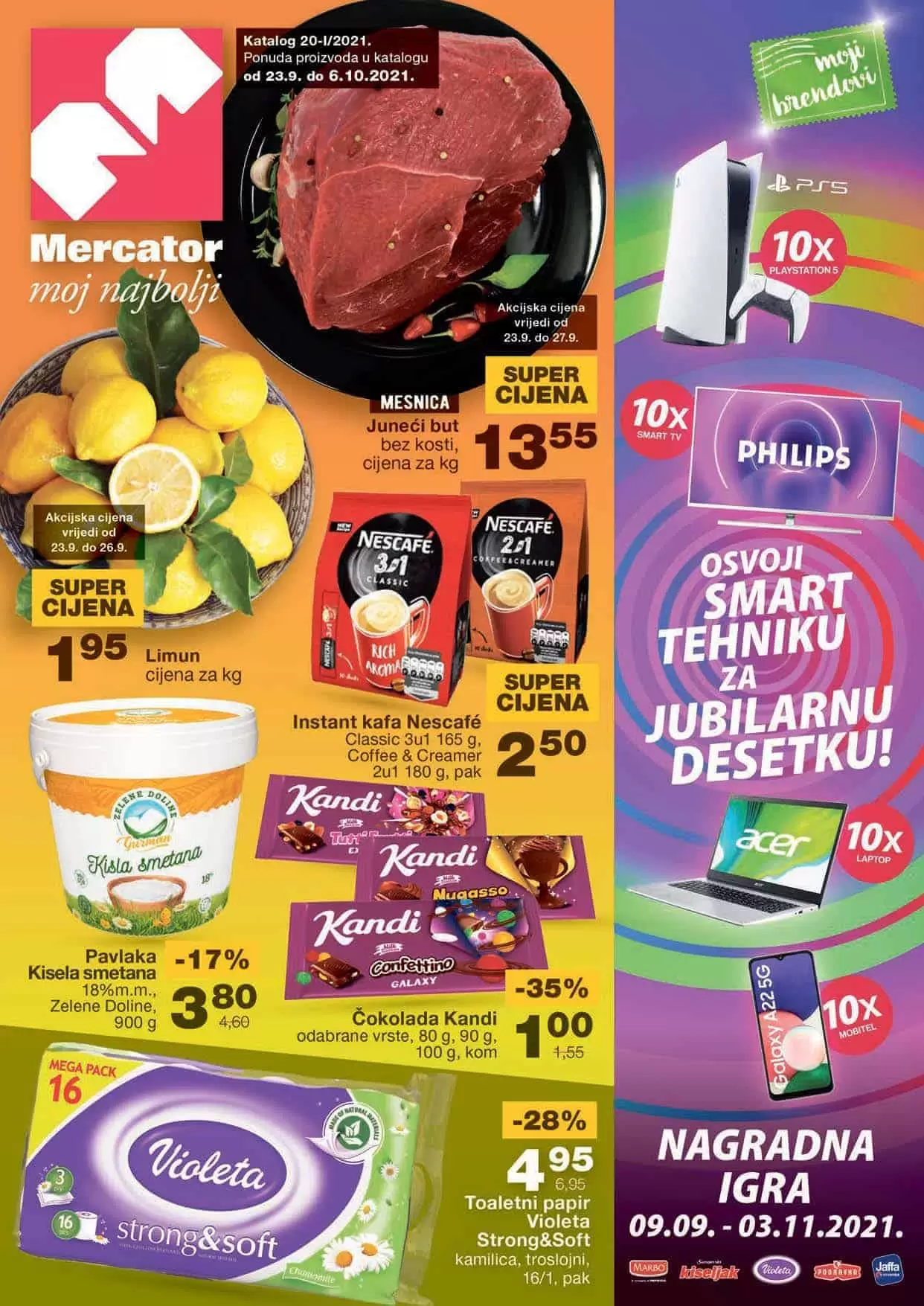 mercator lozionicka. sva snizenja na jednom mjestu. katalozi. akcije. popusti.