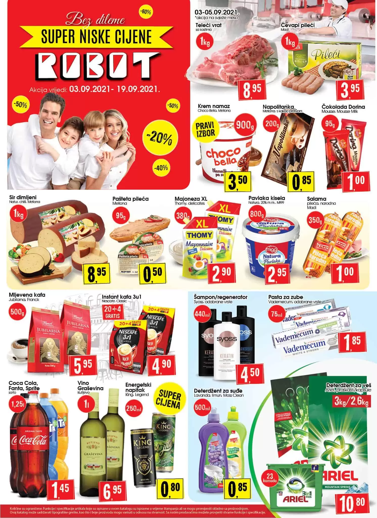 robot akcijski katalog. snizenje. akcija. popust. bingo. konzum. fis. popusti. snizeno.