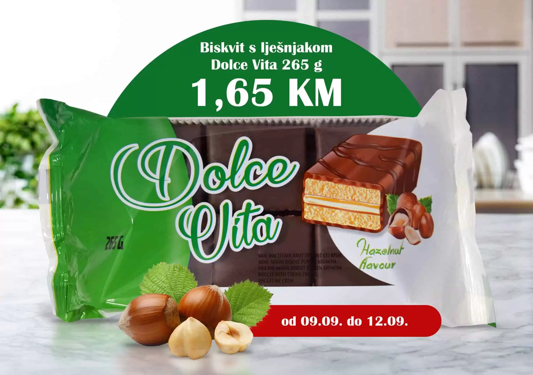 Biskvit sa lješnjakom Dolce Vita ima čarobnu moć u našem slatkogradu