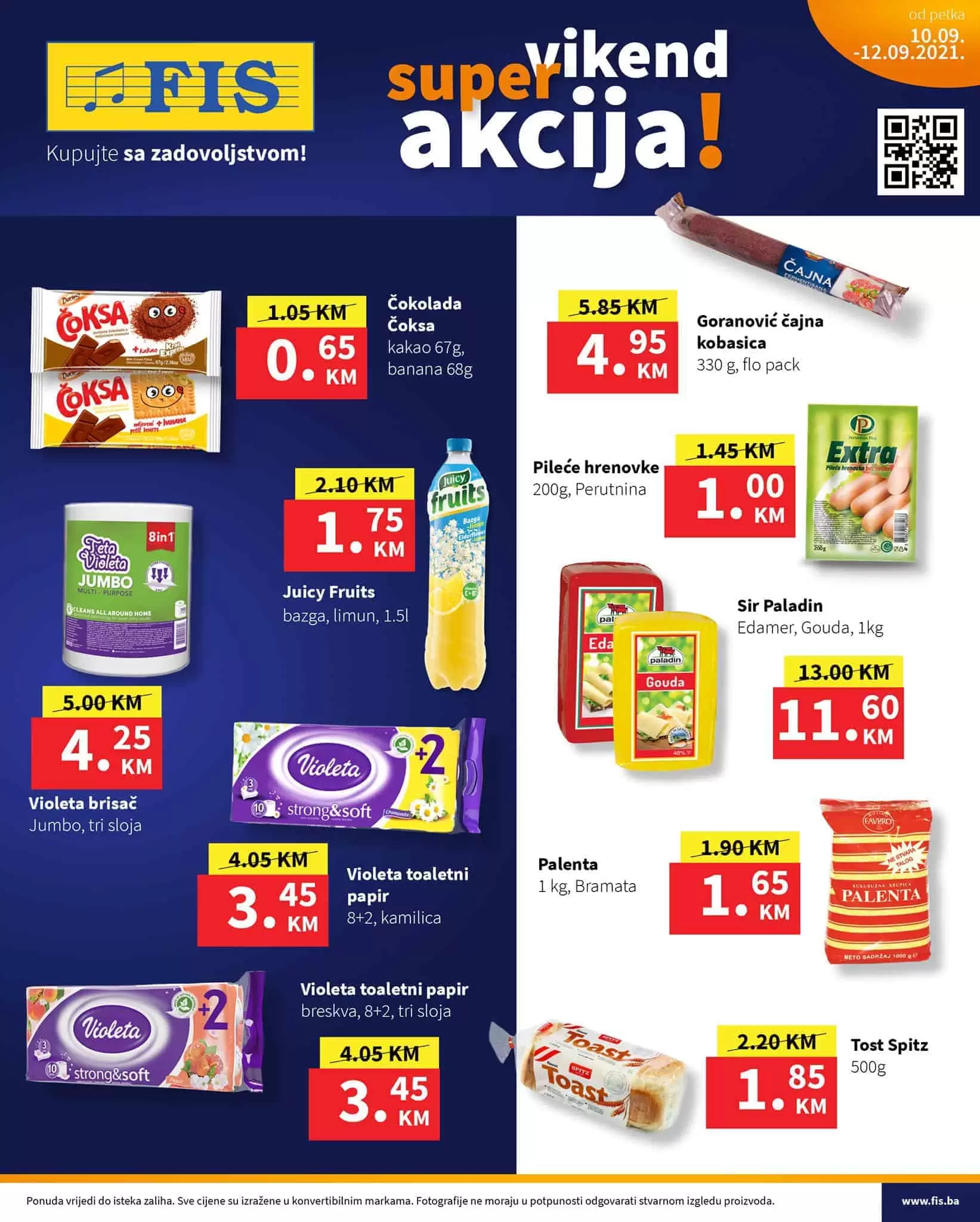 Fis vikend akcija 10-12.09.2021. godine