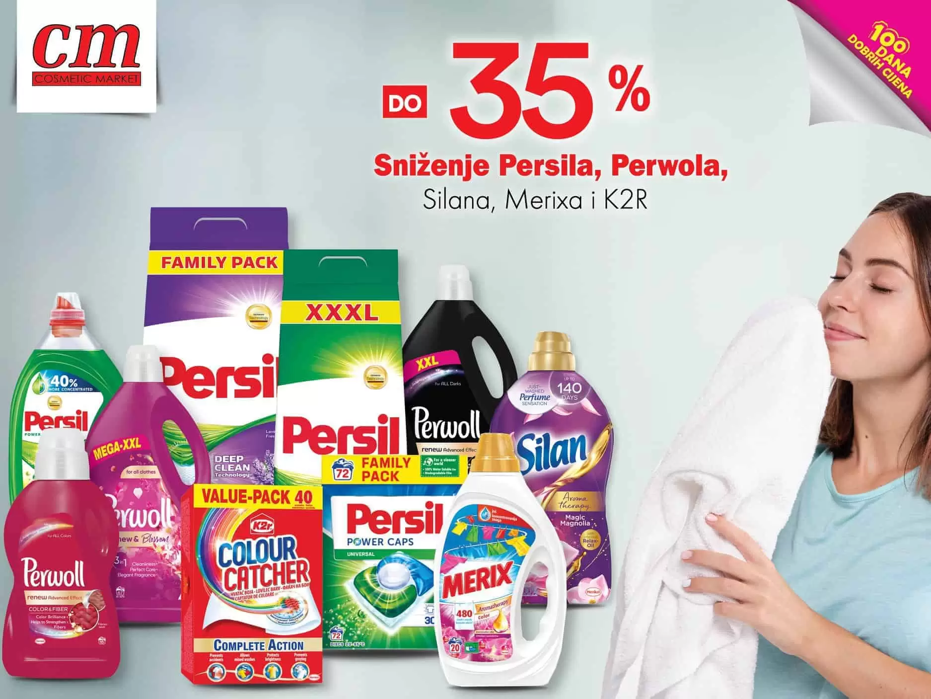 Svi želimo čisto, mirisno i mekano rublje. Vjerujte, nikad ga nije bilo lakše imati.❤? Potraži do -35% na prikazane brendove.