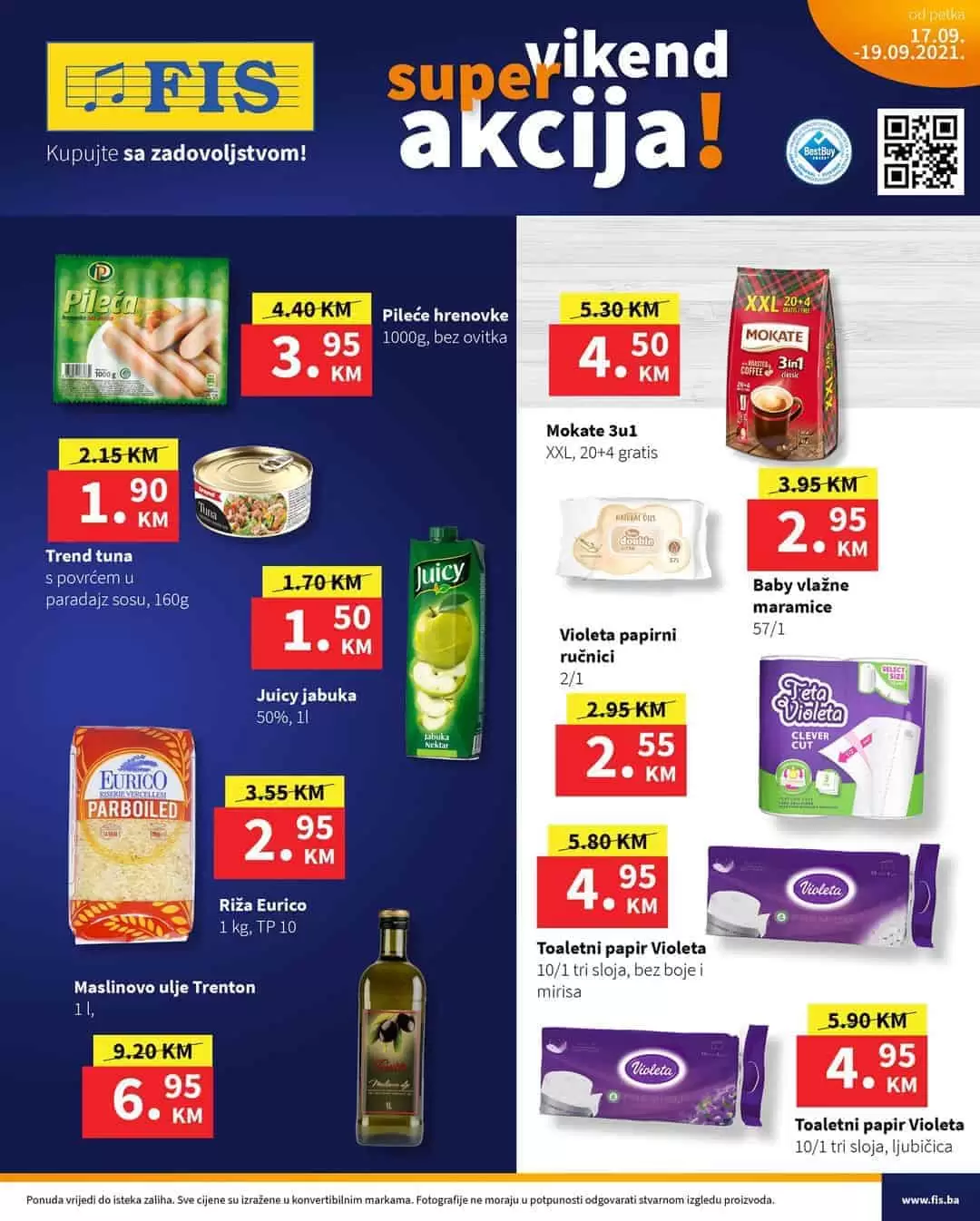 Fis vikend akcija 17-19.09.2021. godine