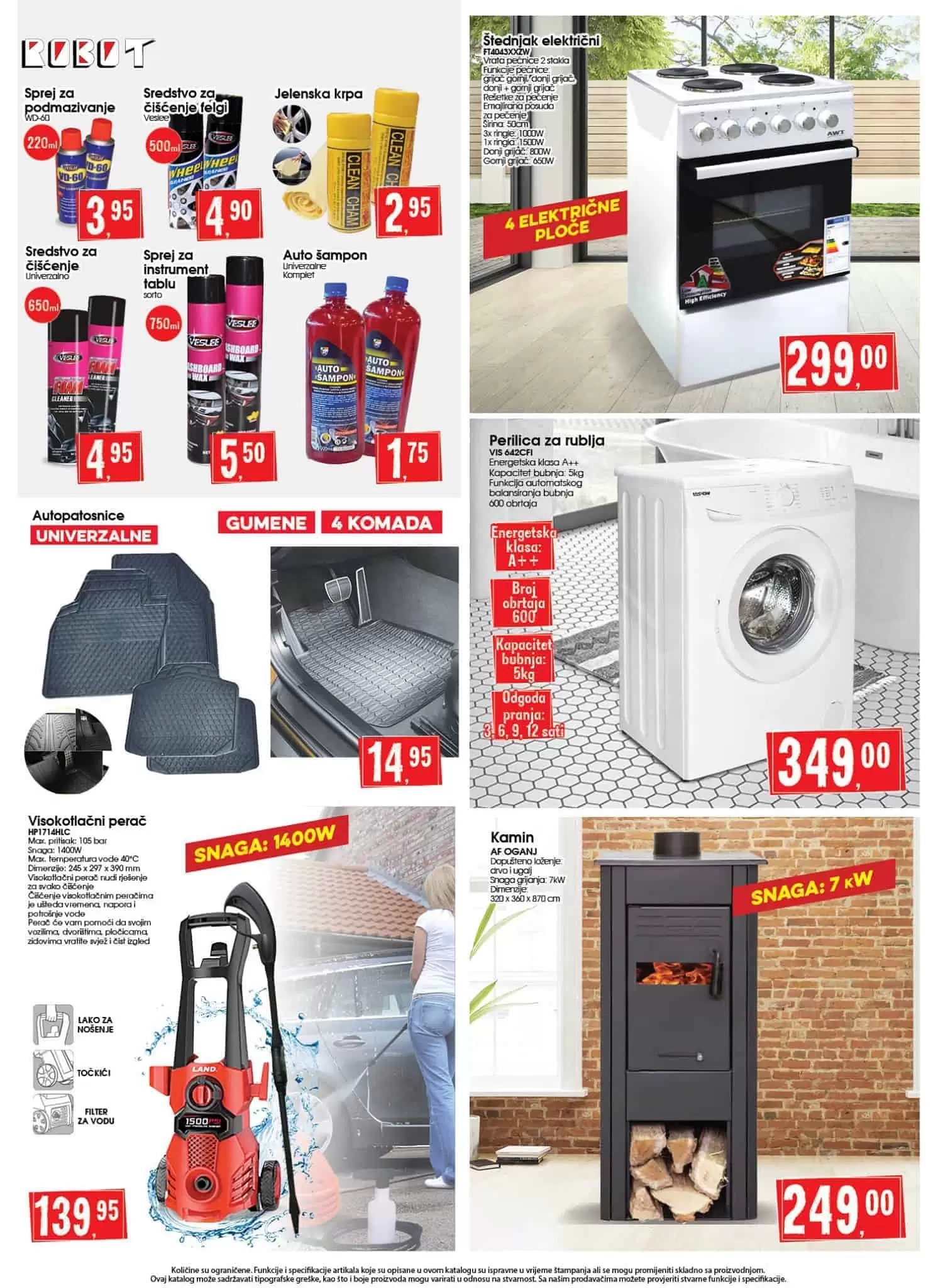 Robot akcijski katalog. snizenje. akcija. popust. snizeno.