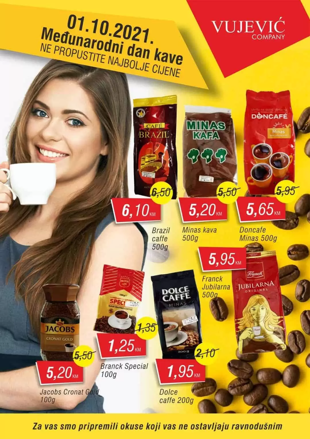 minas kafa, doncafe kafa, kafa, jacobs kafa, dolce caffe kafa, jubilarna kafa, franck kafa