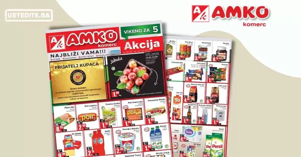 Amko vikend akcija 16-20.09.2021. godine