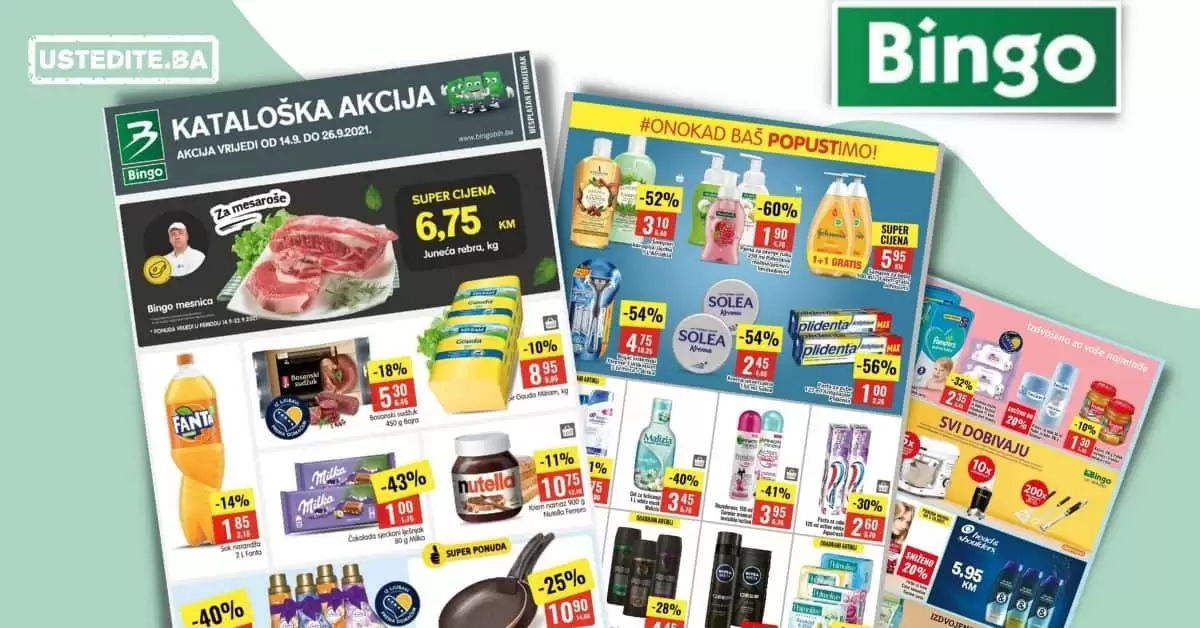 Bingo kataloška akcija 14-26.09.2021. godine