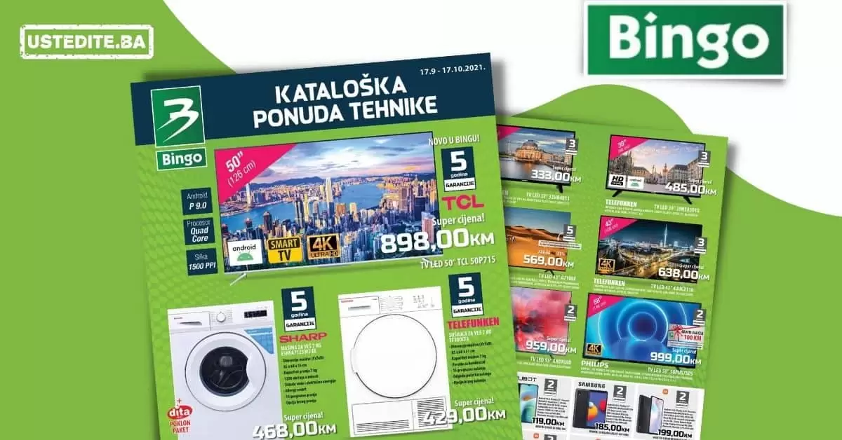Bingo katalog Tehnike 17.09.-17.20.2021. godine