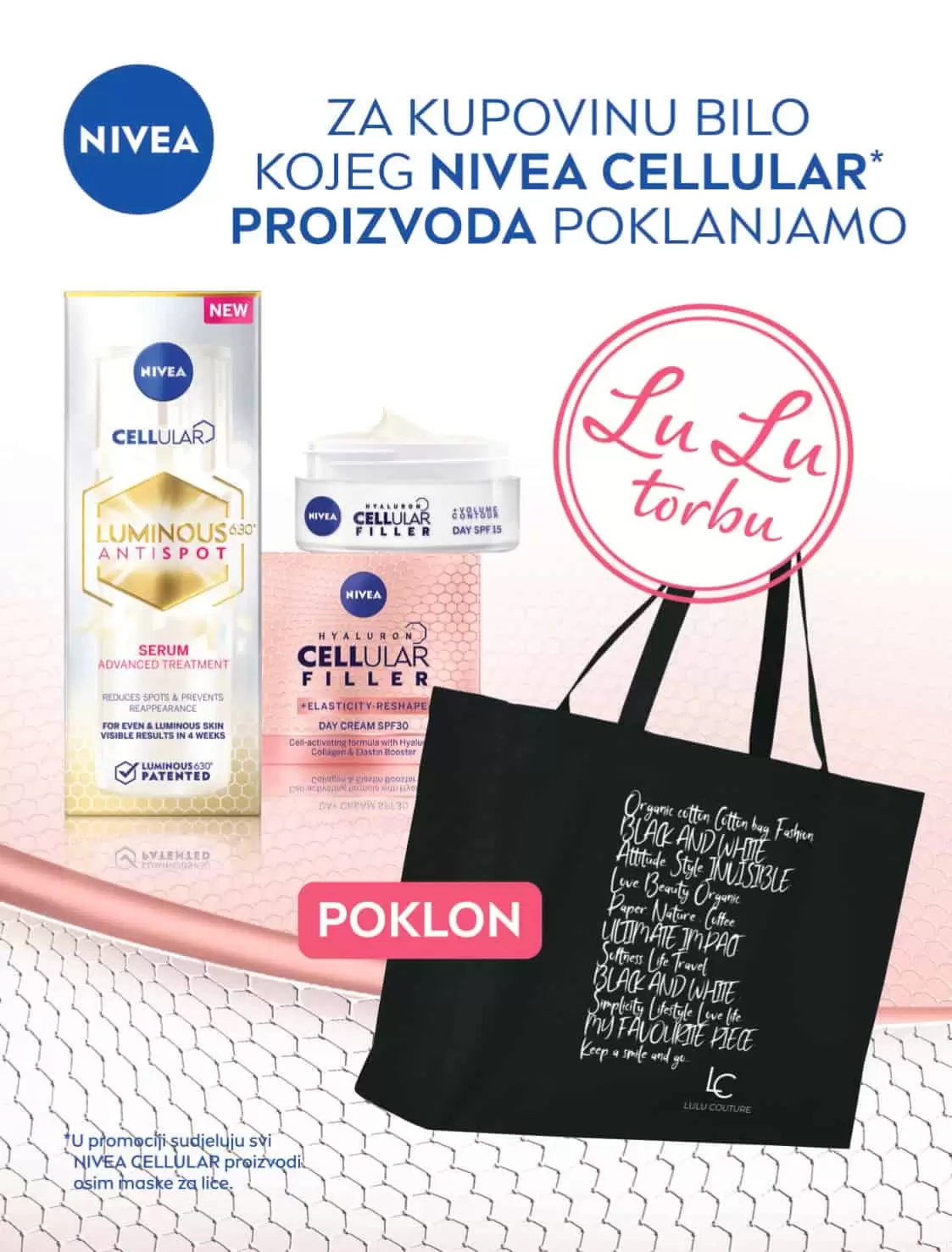 Nivea cellular proizvodi. super poklon uz kupovinu. 