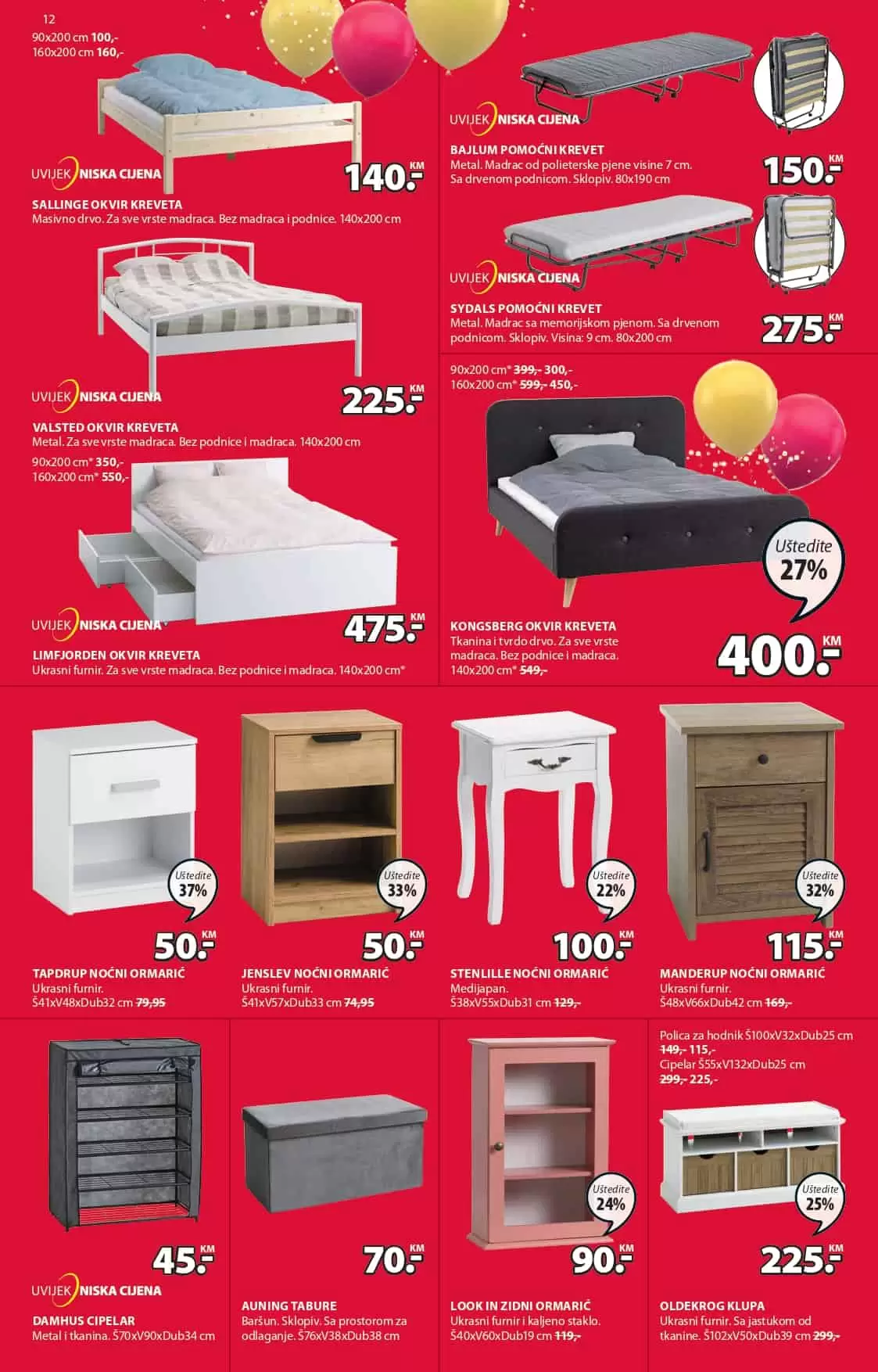 krevet, bracni krevet, , nocni ormaric