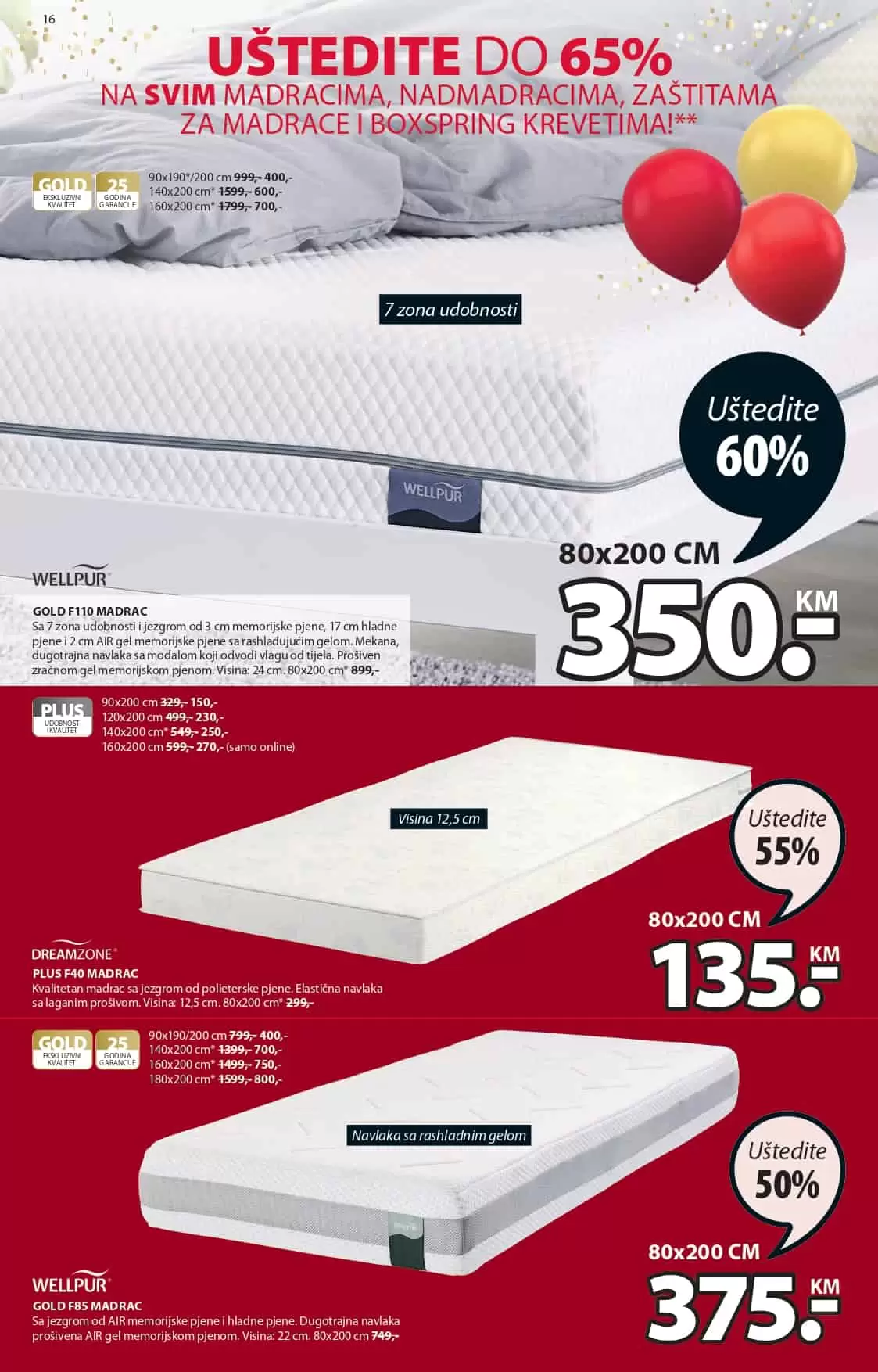 namjestaj. snizenje. jysk. akcija. popust. nadmadrac