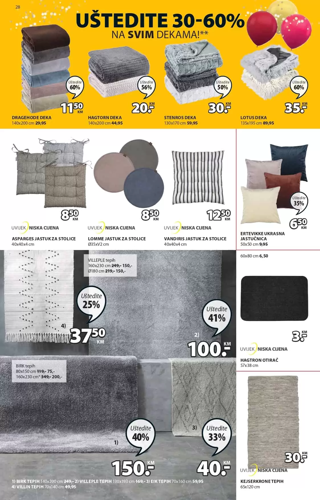 jastucnice za male jastuke, jastucnice 50x70, 