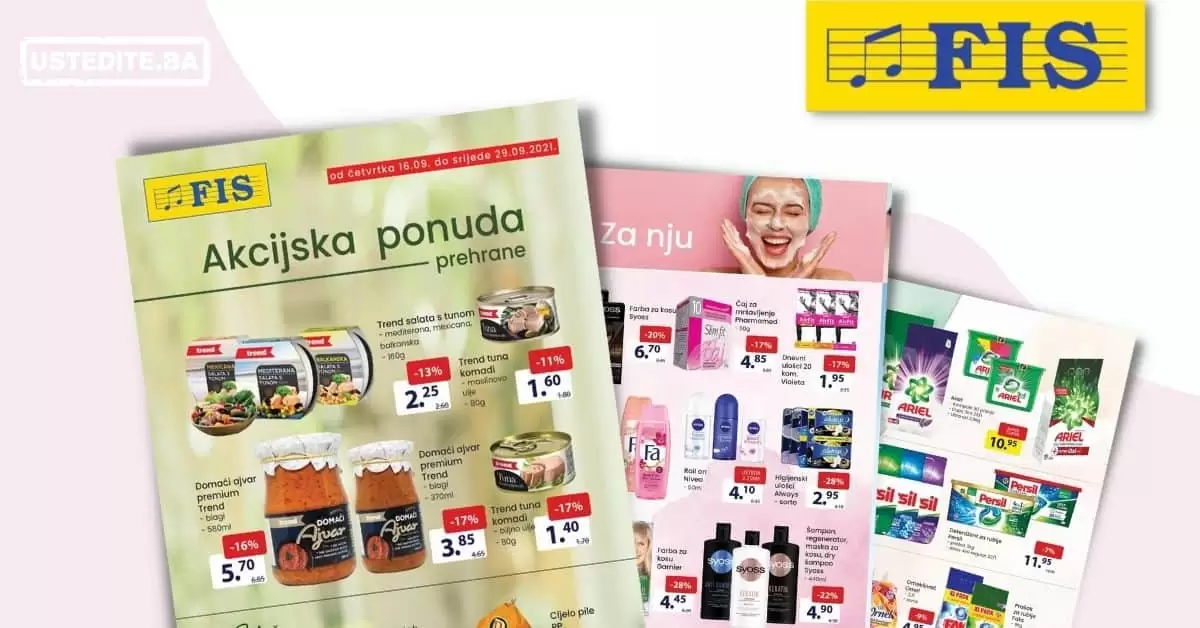 Fis super akcija na odjelu prehrane i hemije 15-29.09.2021. godine