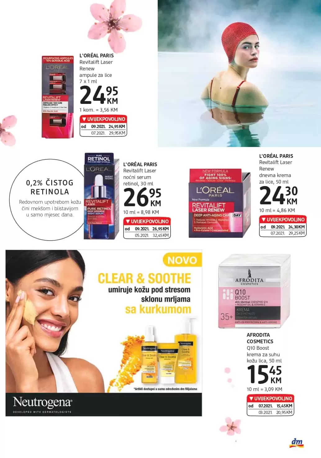 L'ORÉAL PARIS Revitalift Laser Renew ampule za lice, afrodita cosmetics, 