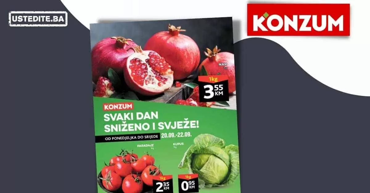 konzum snizenje. konzum akcija. konzum katalog. konzum popust. konzum raspodaja.