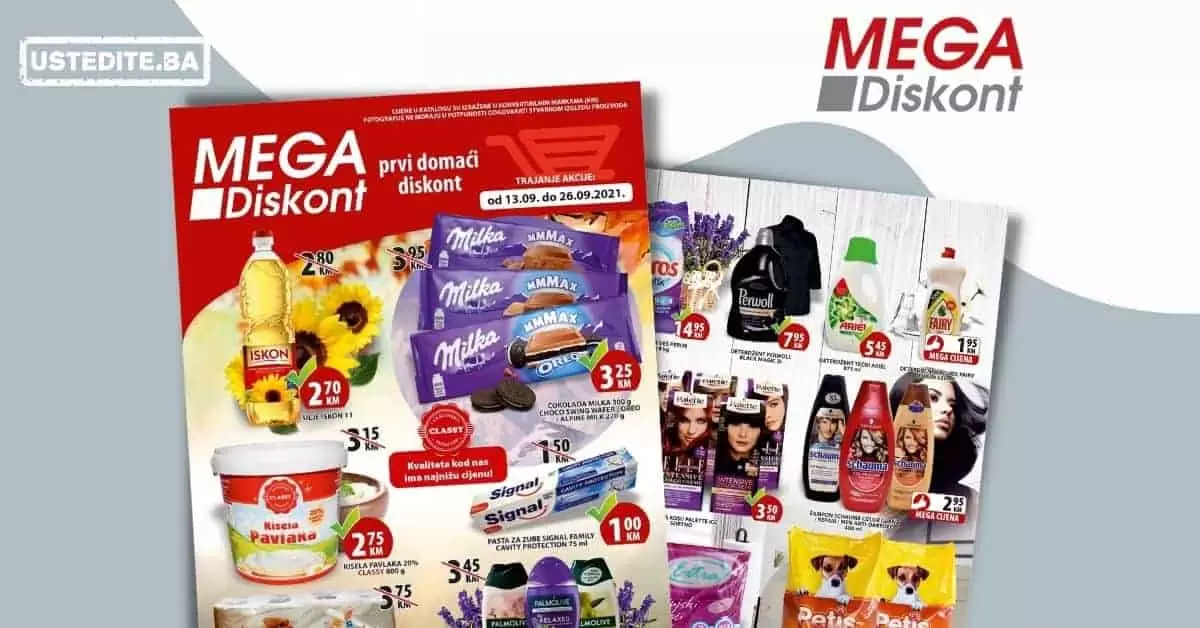 Mega Diskont kataloska akcija 13-26.09.2021. godine