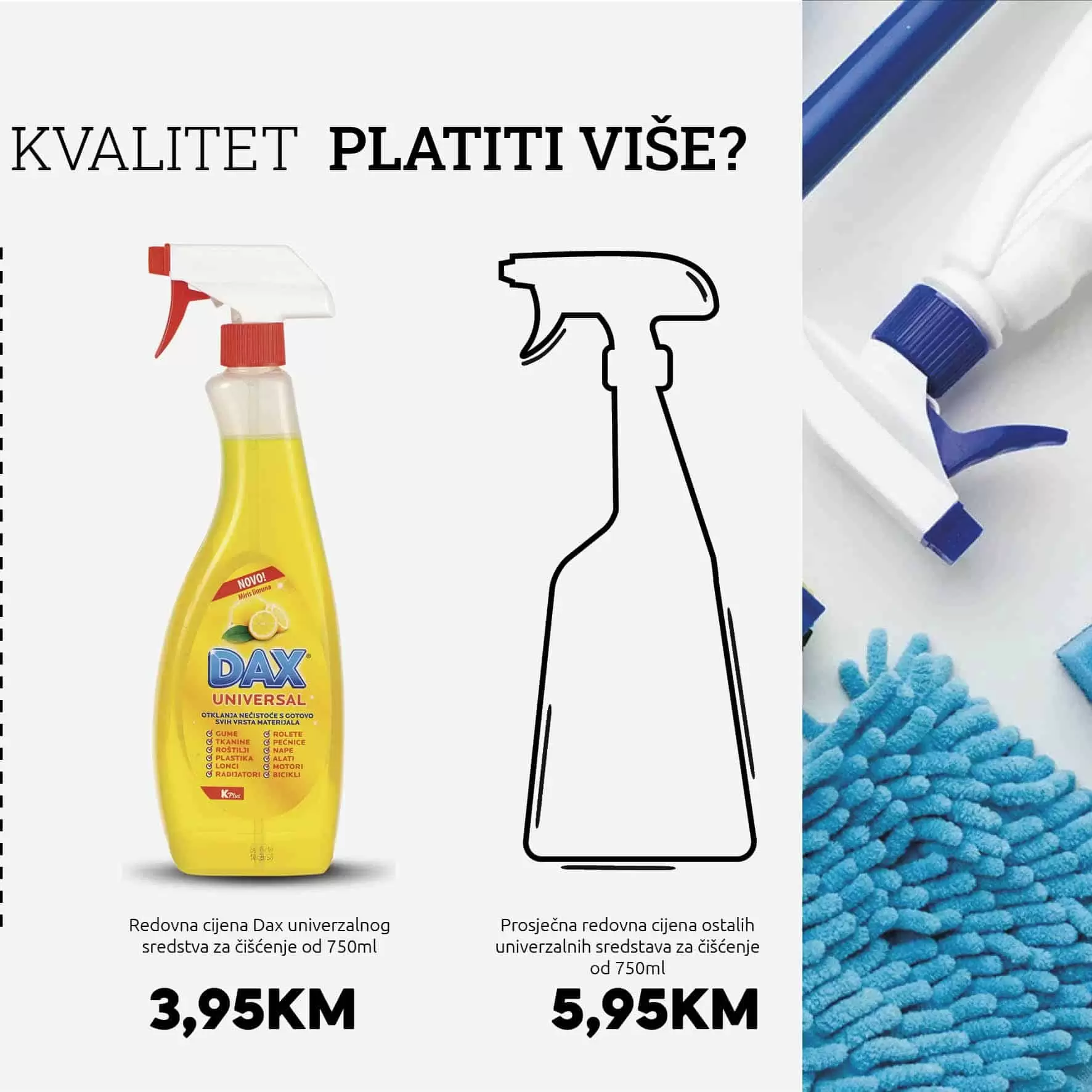 dax sredstvo za ciscenje, zasto platiti vise