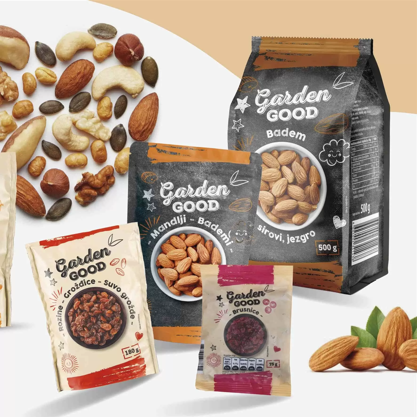 garden good, badeemi, ljesnjaci, susene grzdjice