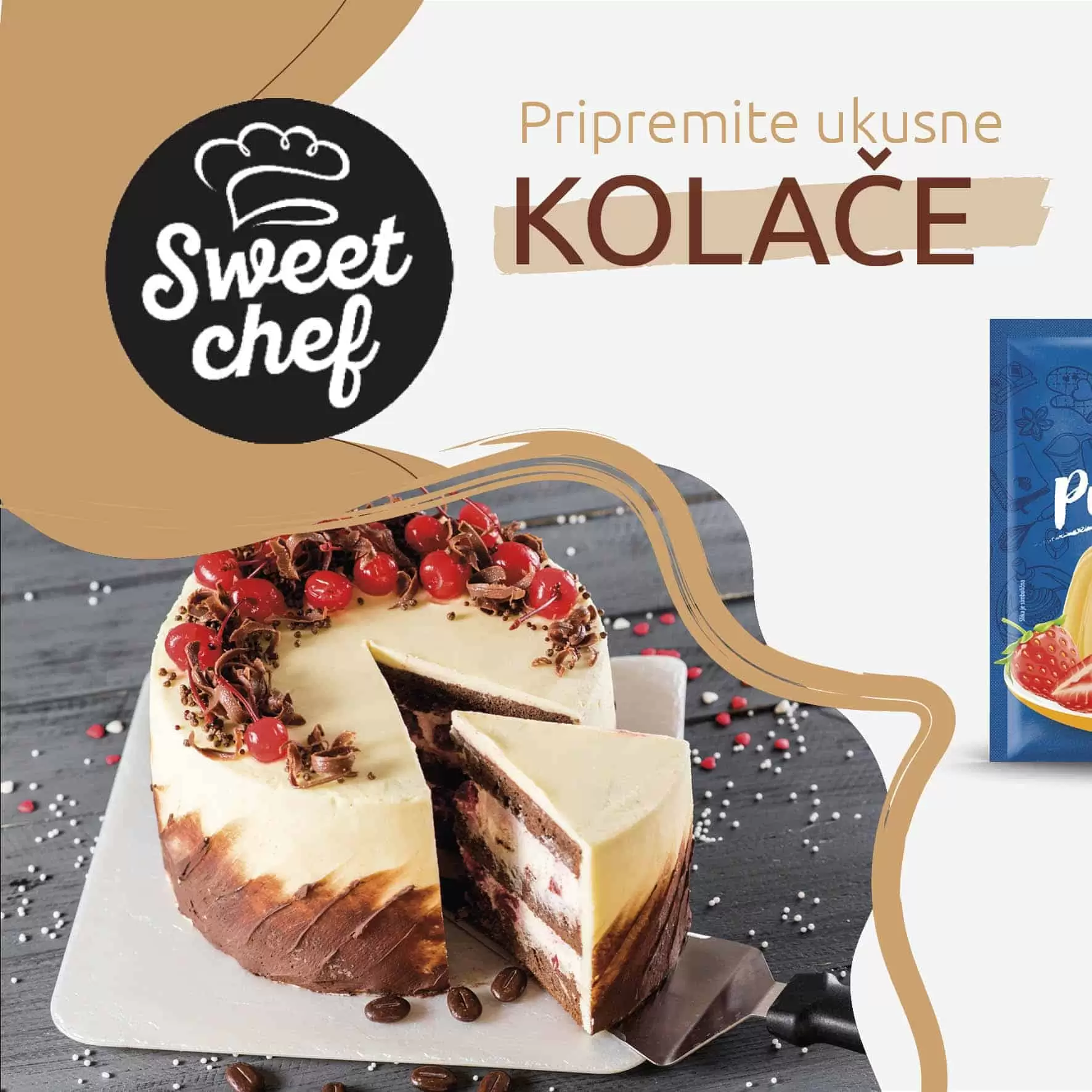 pripremite ukusne kolace. sweet chef