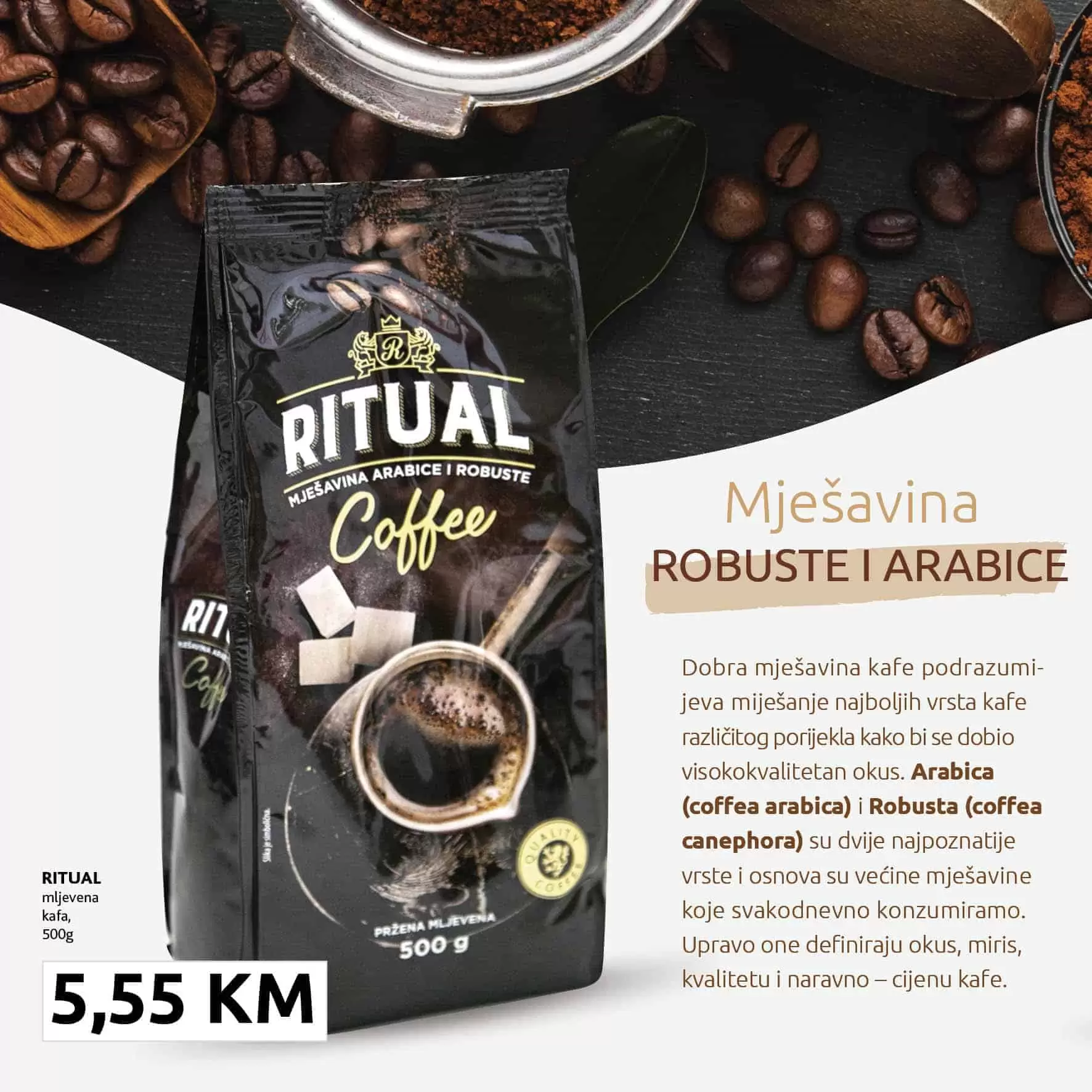 ritual kafa, mjesavina robuste i arabice