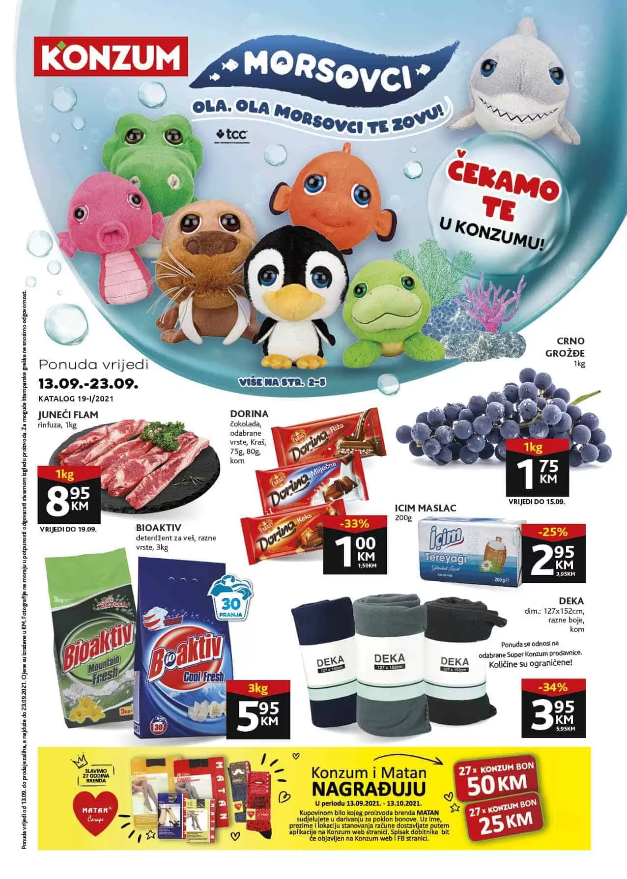 Konzum kataloška akcija 13-23.09.2021. godine!