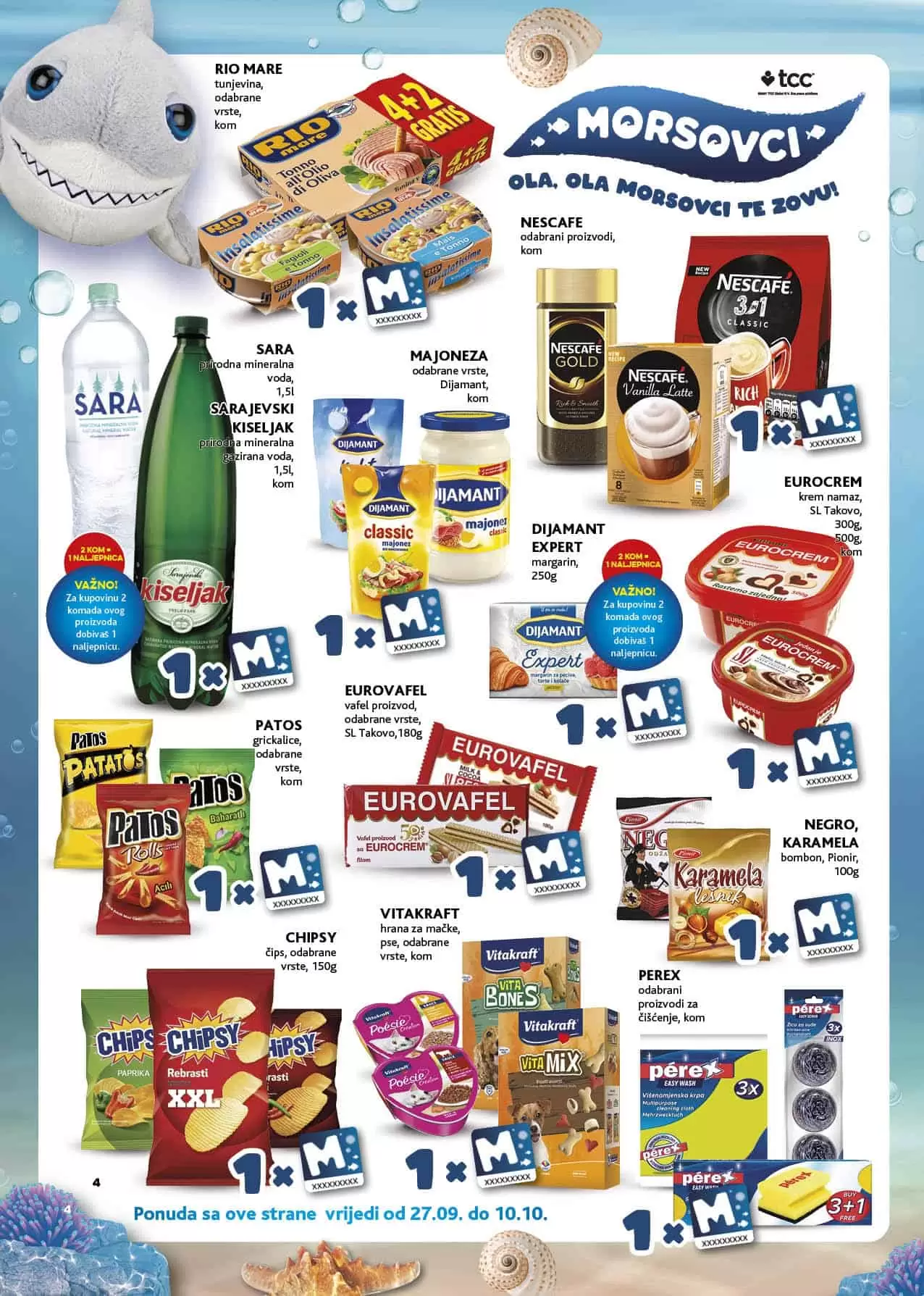 kiseljak, sarajevski kiseljak, eurocrem, takovo, patos, eurovafel, rio mare