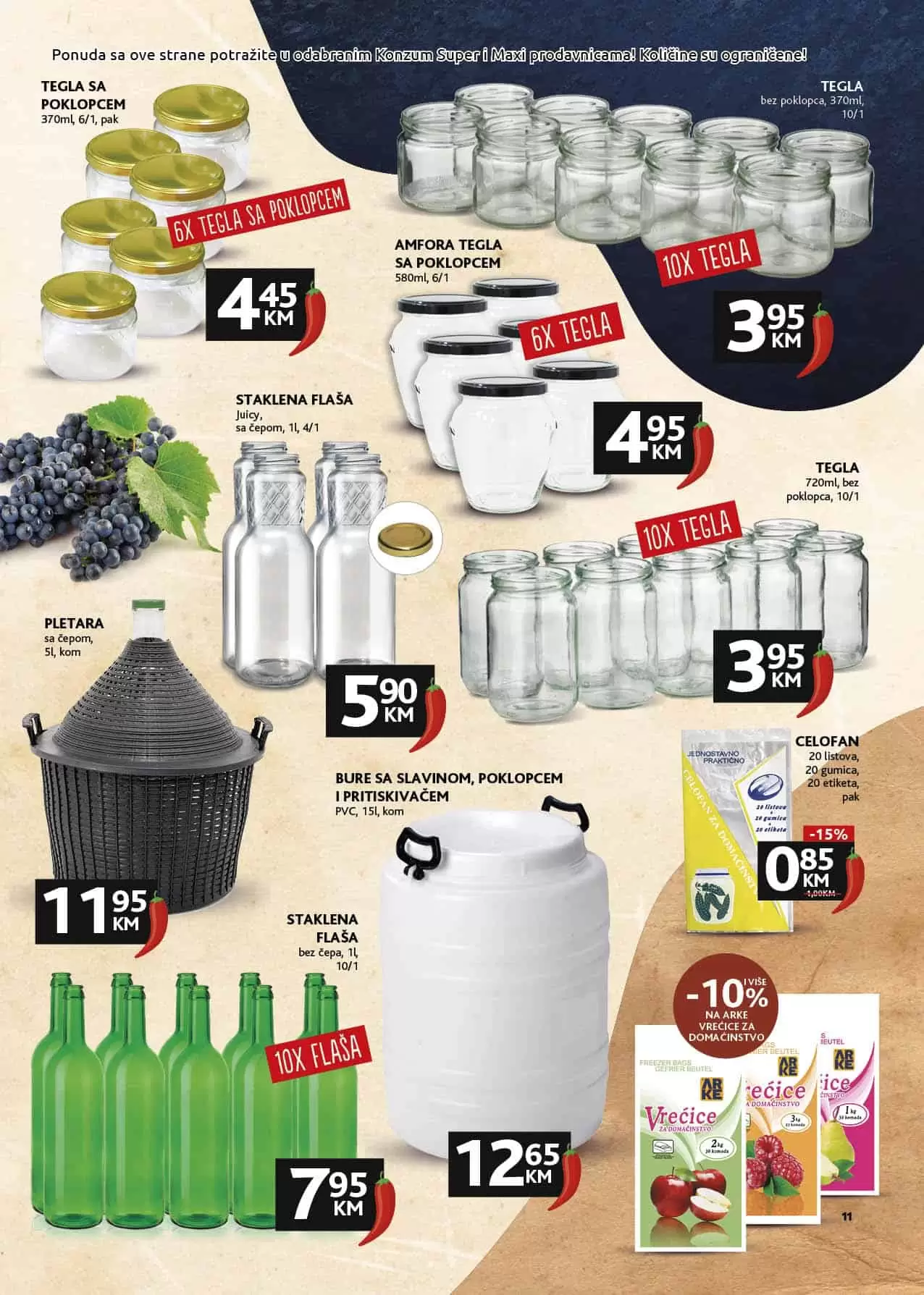 sve za zimnicu, tegle za zimnicu, tegle sa poklopcem, poklopac za tegle