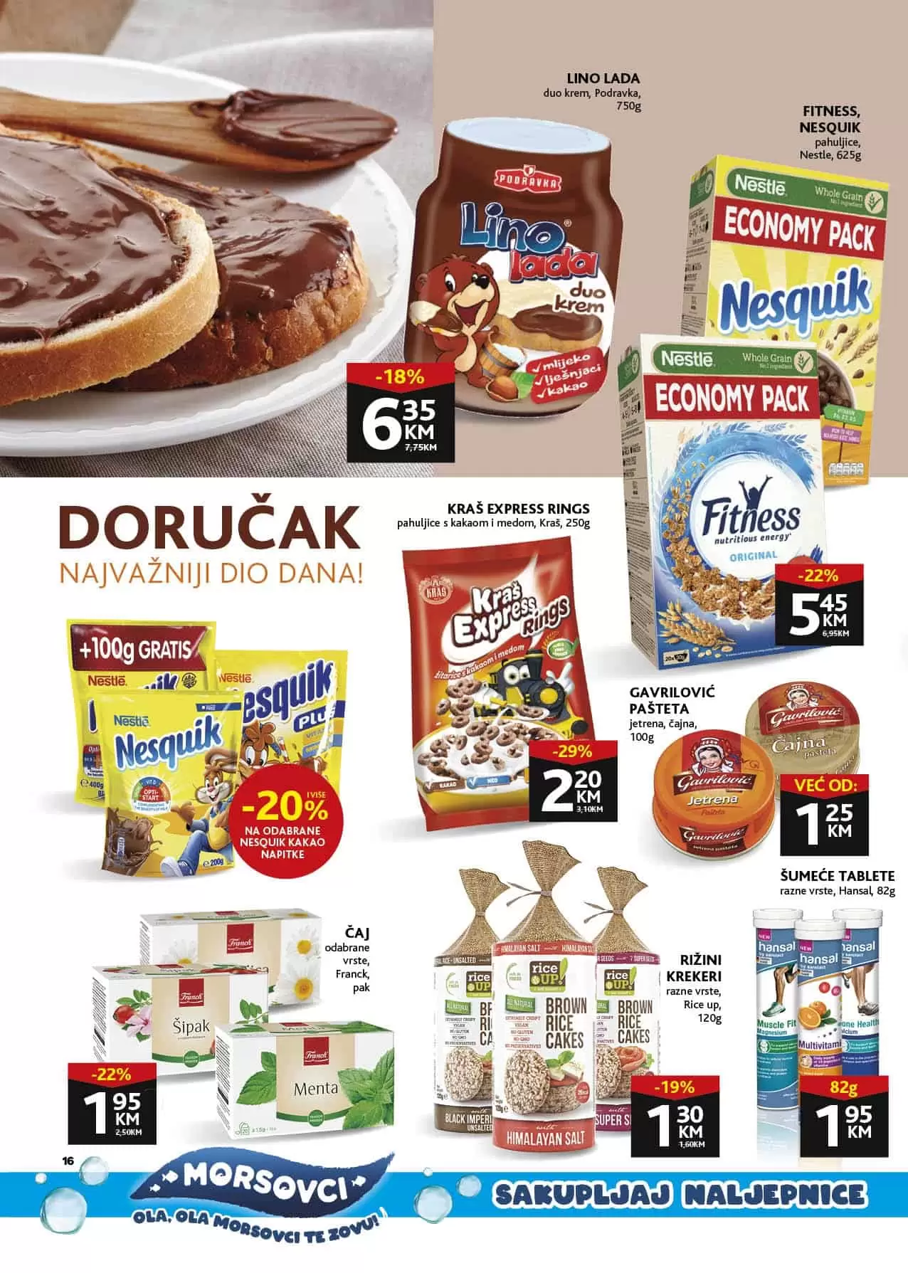 fitness zitarice, rizini krekeri