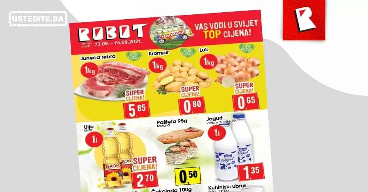 Robot super akcija za početak sedmice 13-15.09.2021. godine