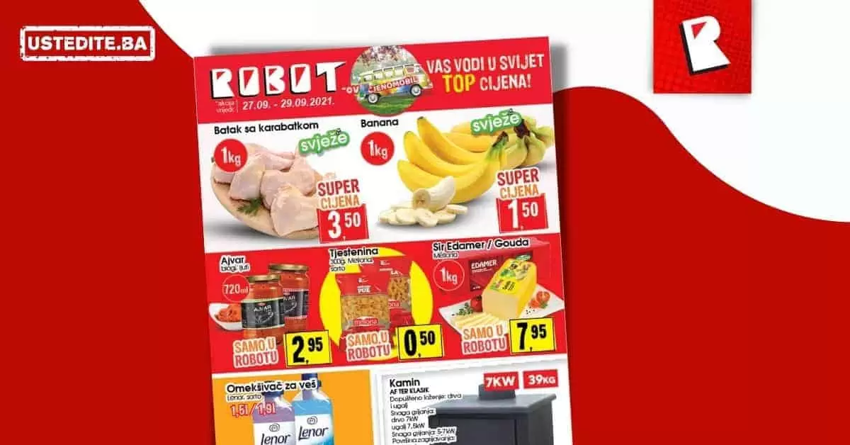 Robot super akcija za početak sedmice 27-29.08.2021. godine