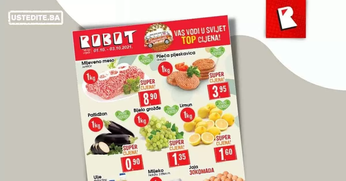 Robot akcijski katalog. robot katalog. kataloska akcija. snizenje. popust.