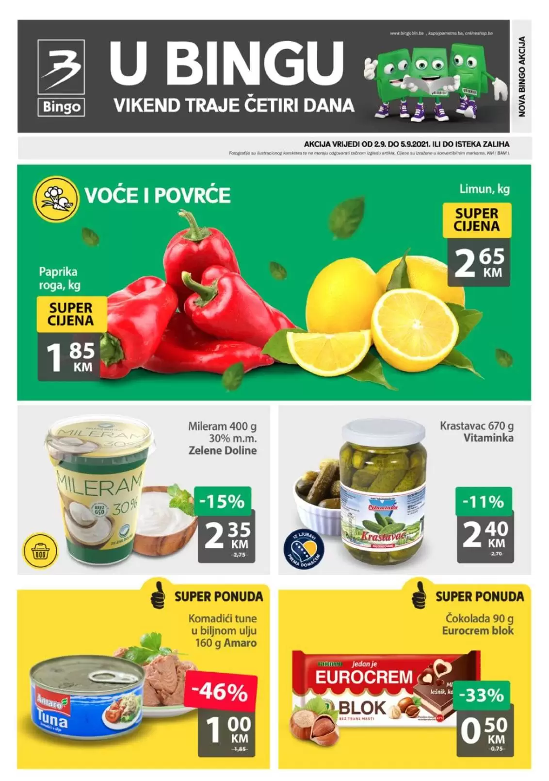 bingo katalog. bingo snizenje. bingo ljetna ponuda. 