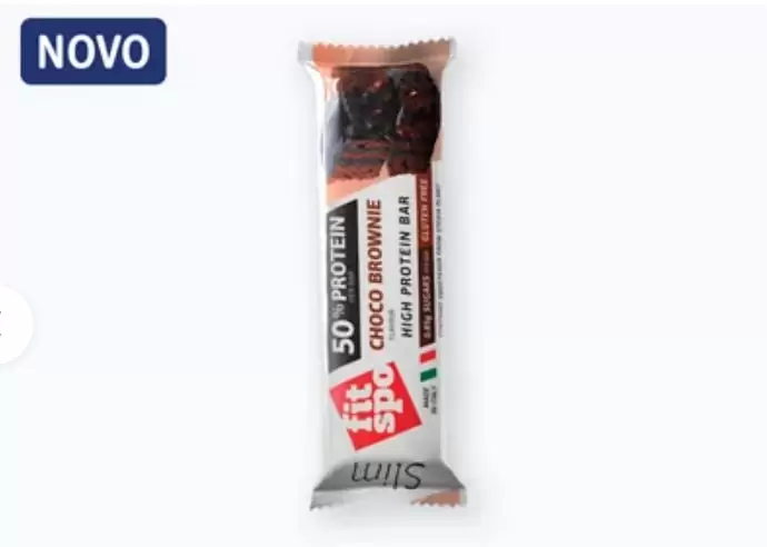 fit spo Slim choco brownie proteinska pločica, 50 g