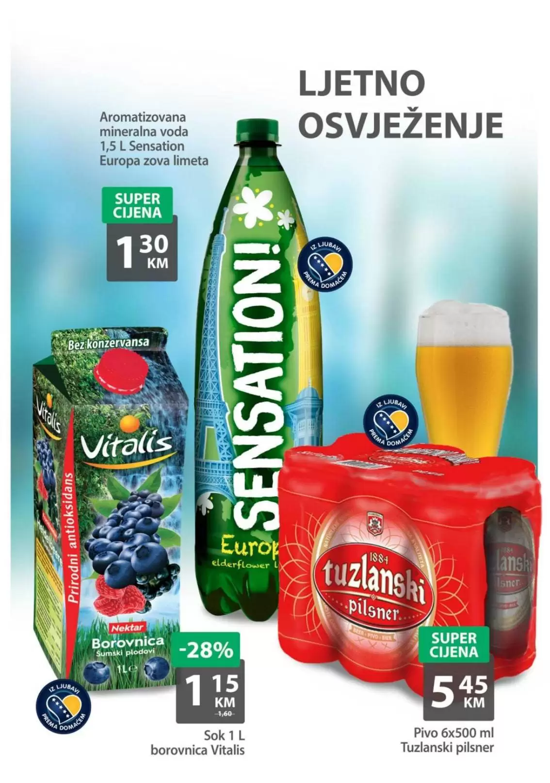 sensation osvjezi se.