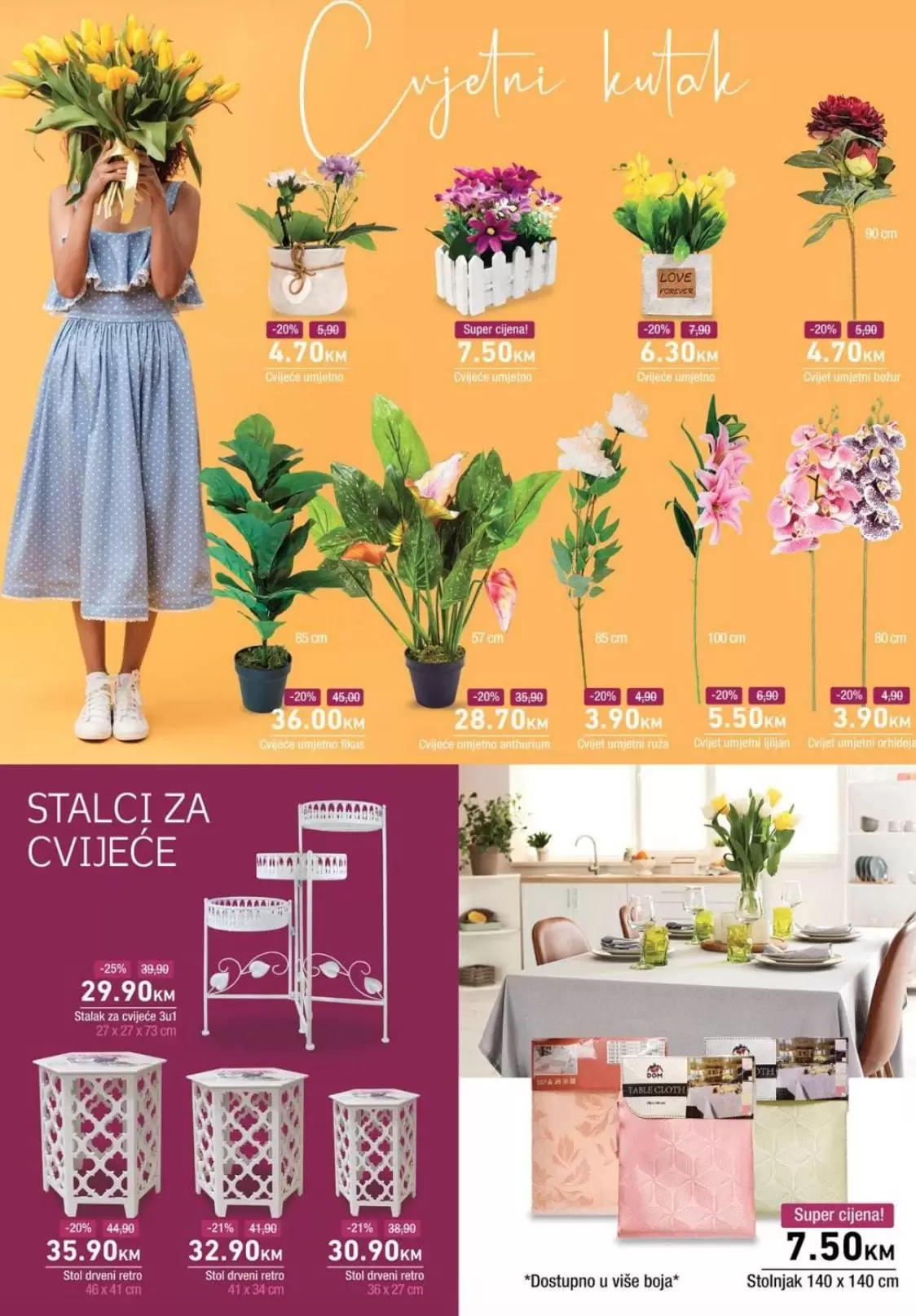 umjetno cvijece, stalci za cvijece