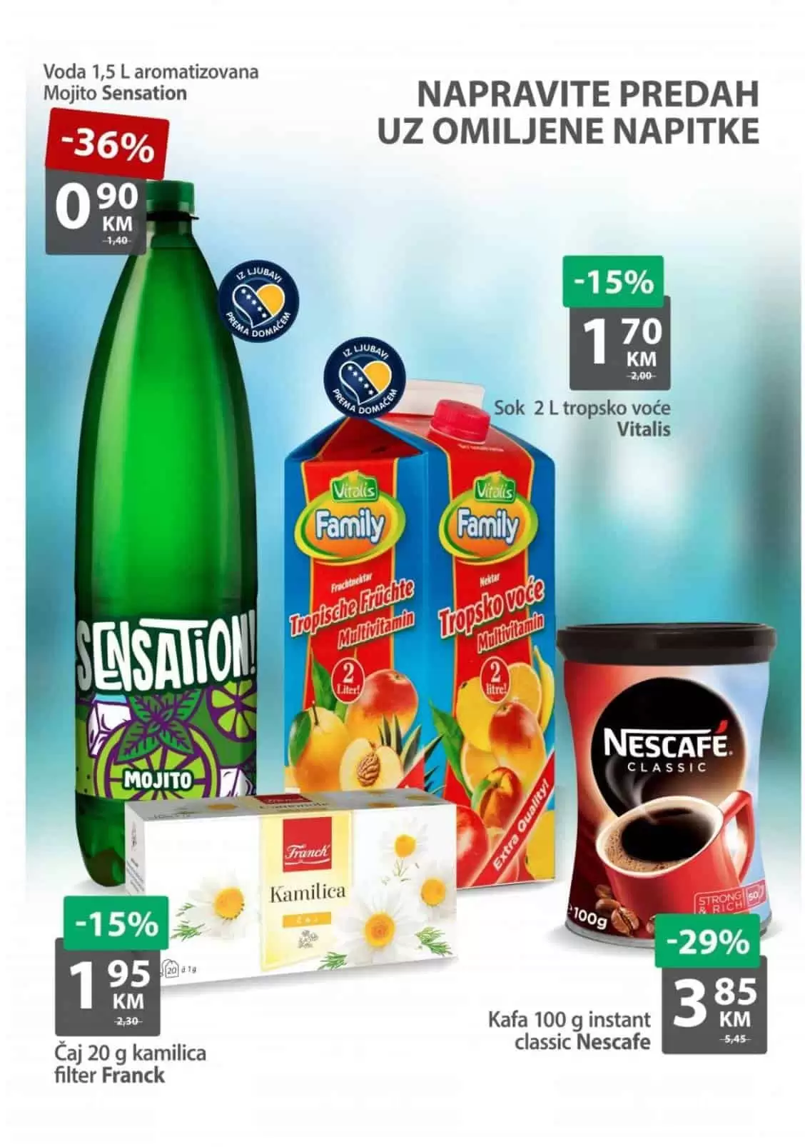 sensation kisela, nescafe