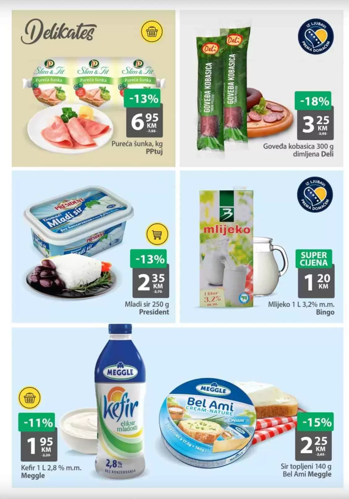 jogurt meggle cijena, pavlaka meggle cijena, bingo akcija, bingo snizenje, bingo cijena, bingo popusti, 