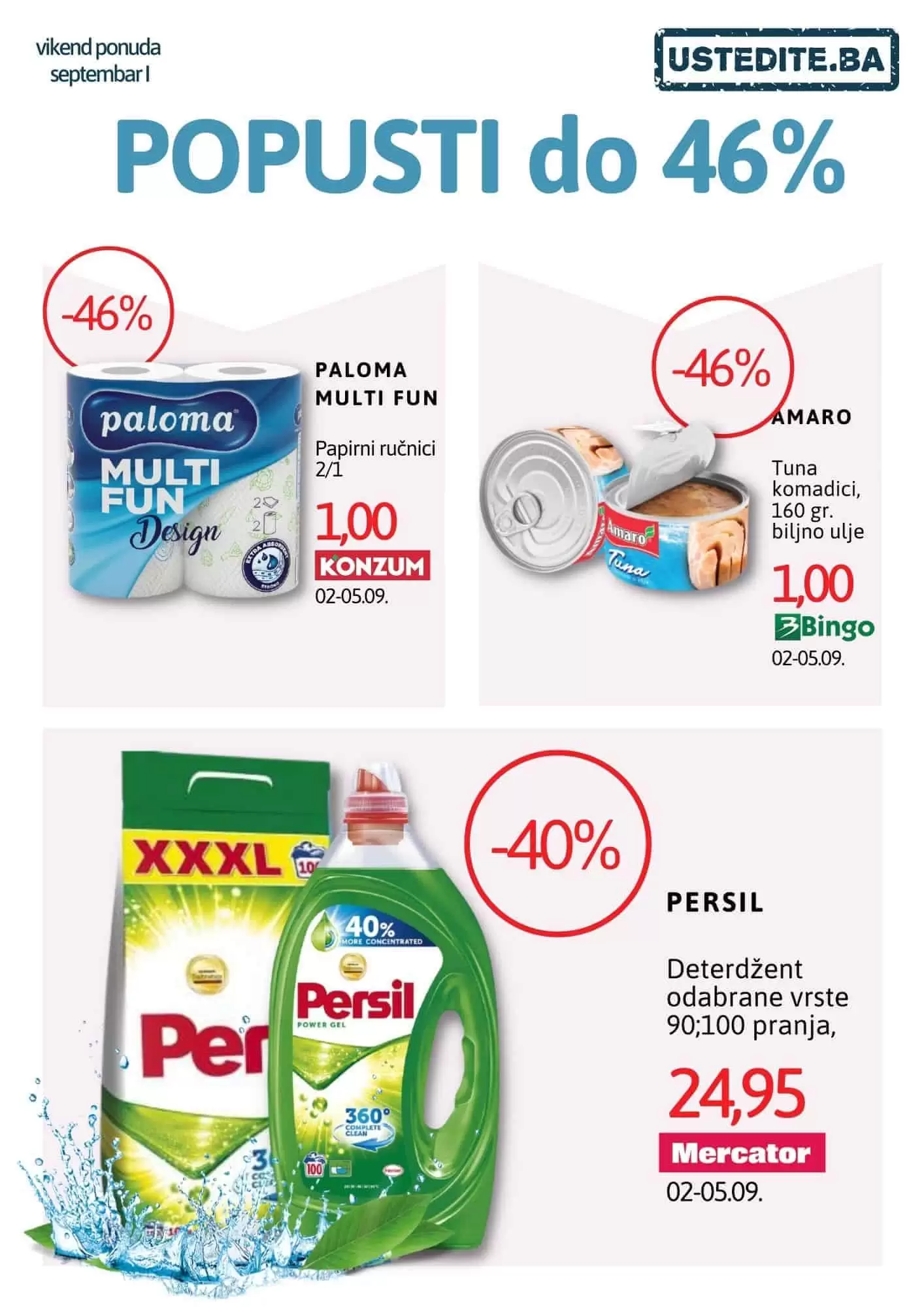 Vikend akcija septembar I 2021. godine