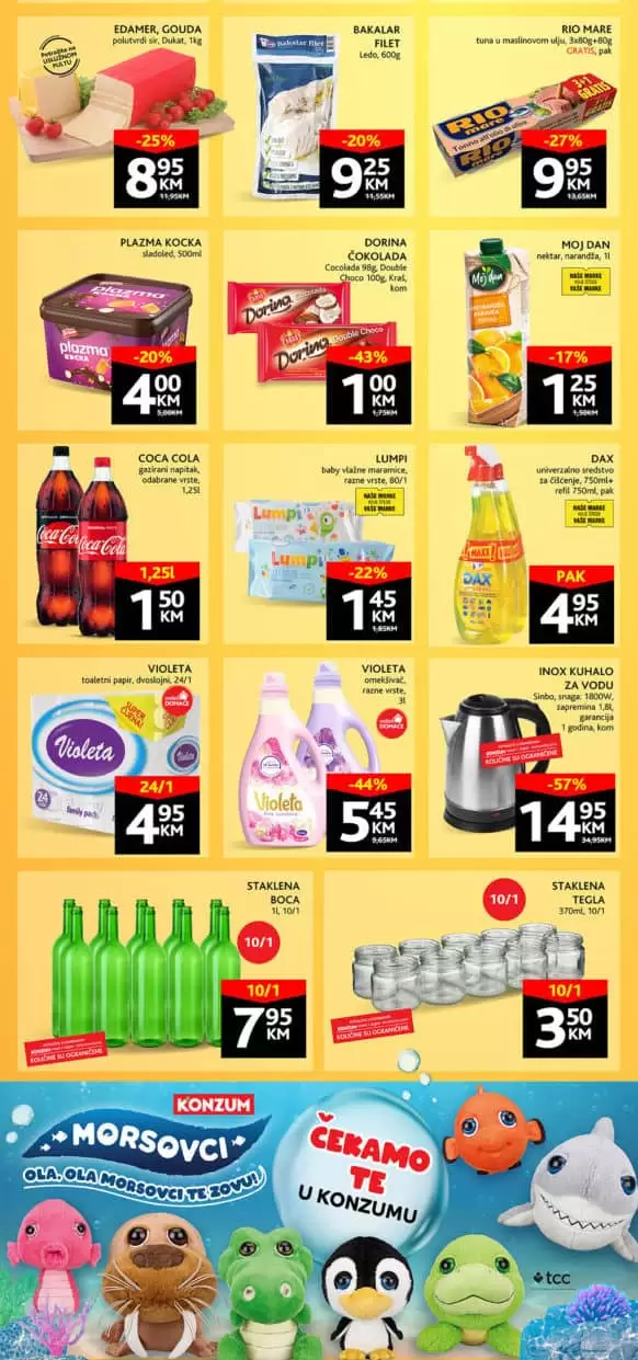 Konzum vikend akcija 09-12.09.2021. godine
