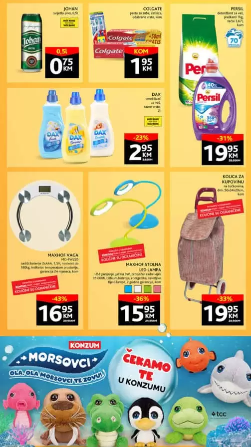 Konzum akcijski katalog. korona virus. snizenje. akcija. popusti. snizeno. ramazan.