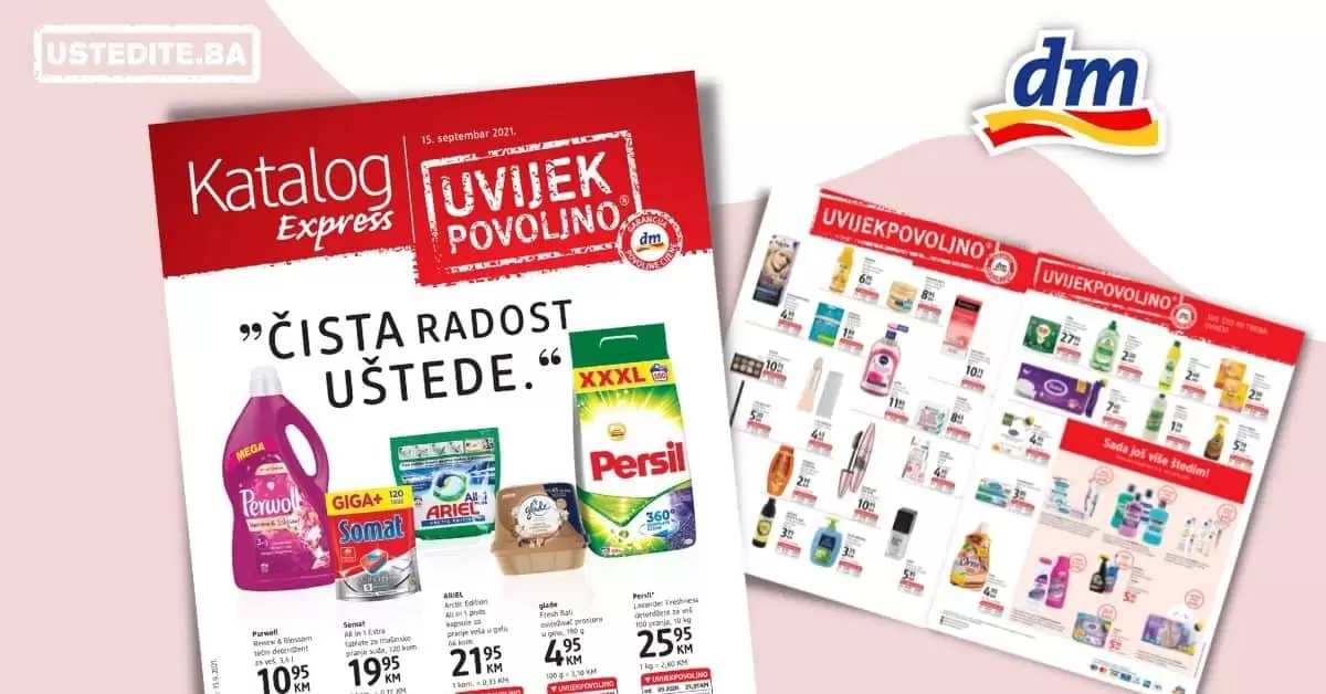 dm drogerie markt express katalog 15-28.09.2021. godine
