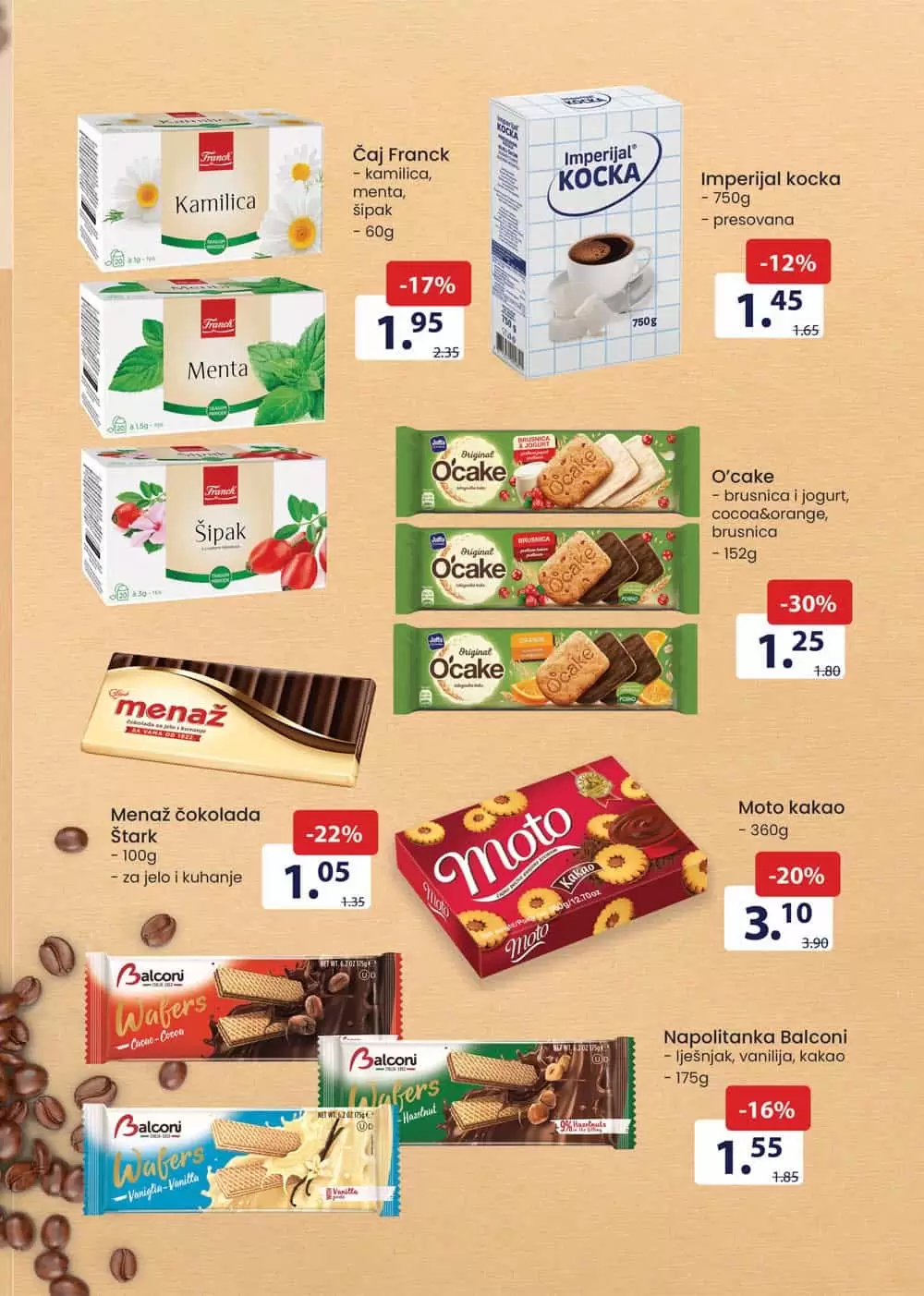 slatkici, keksi, cokoladice