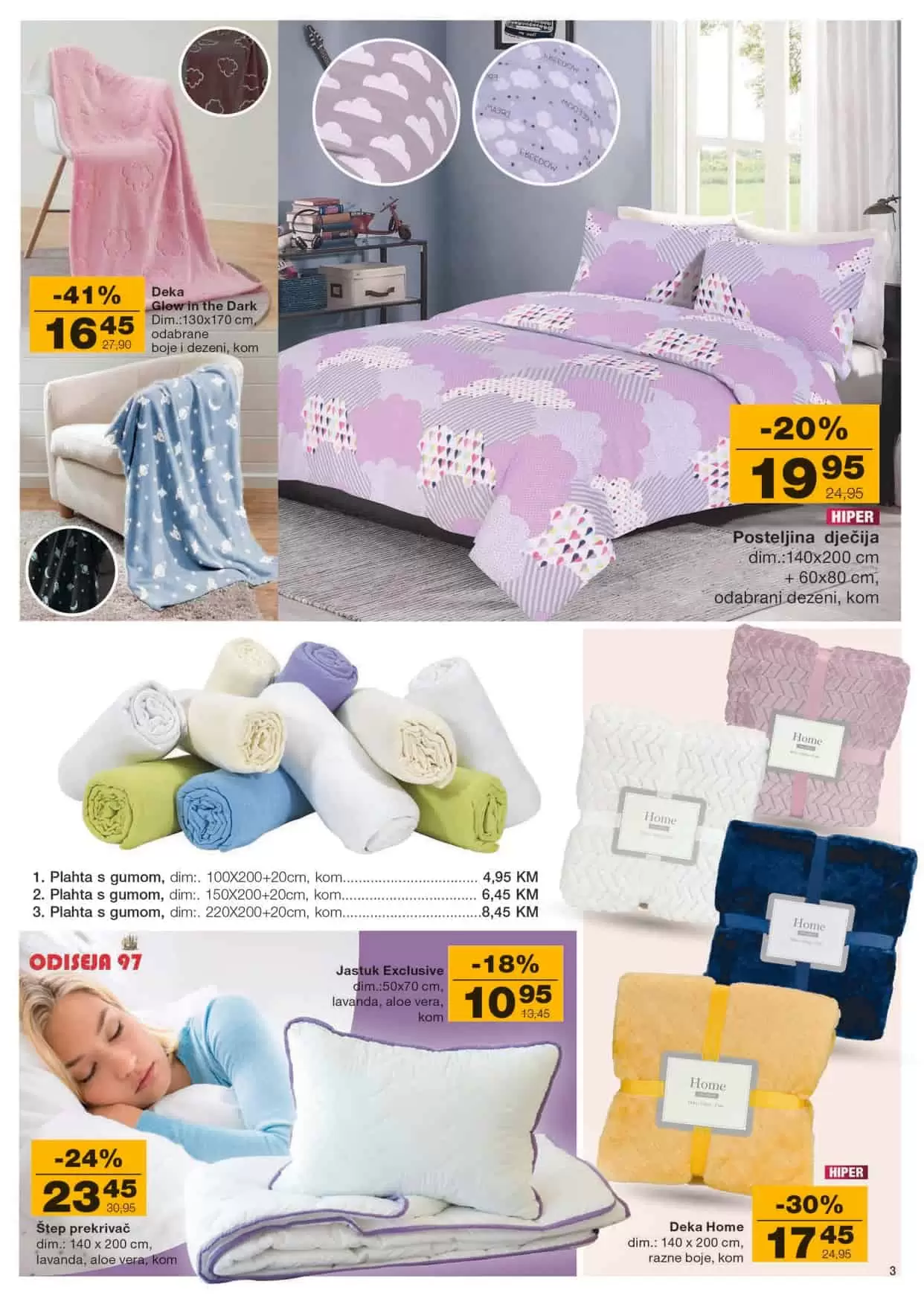 posteljina za bracni krevet, carsaf cijena, carsaf akcija