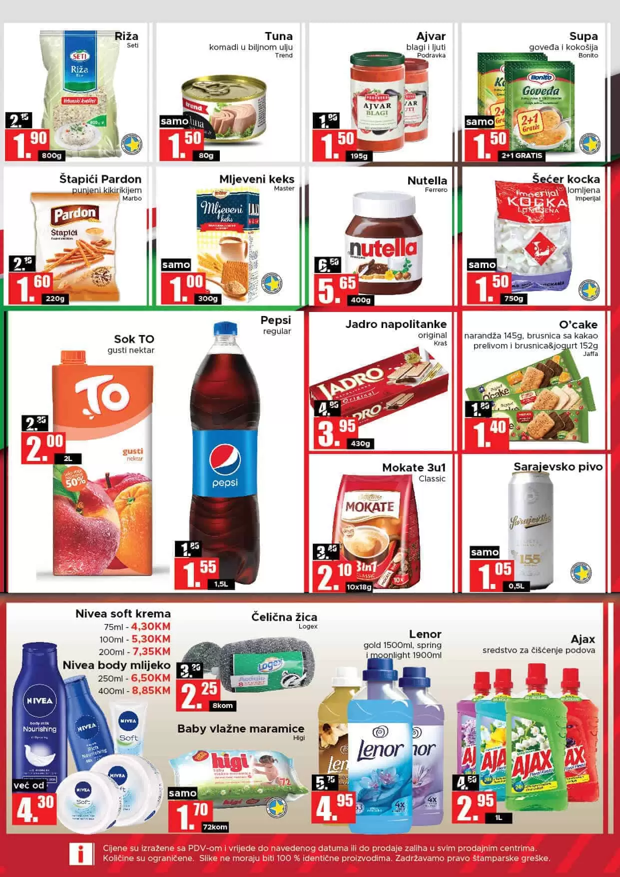 Amko vikend akcija. amko snizenje. amko kupujmo domace. amko nagradna igra. amko popust. najnize cijene. 