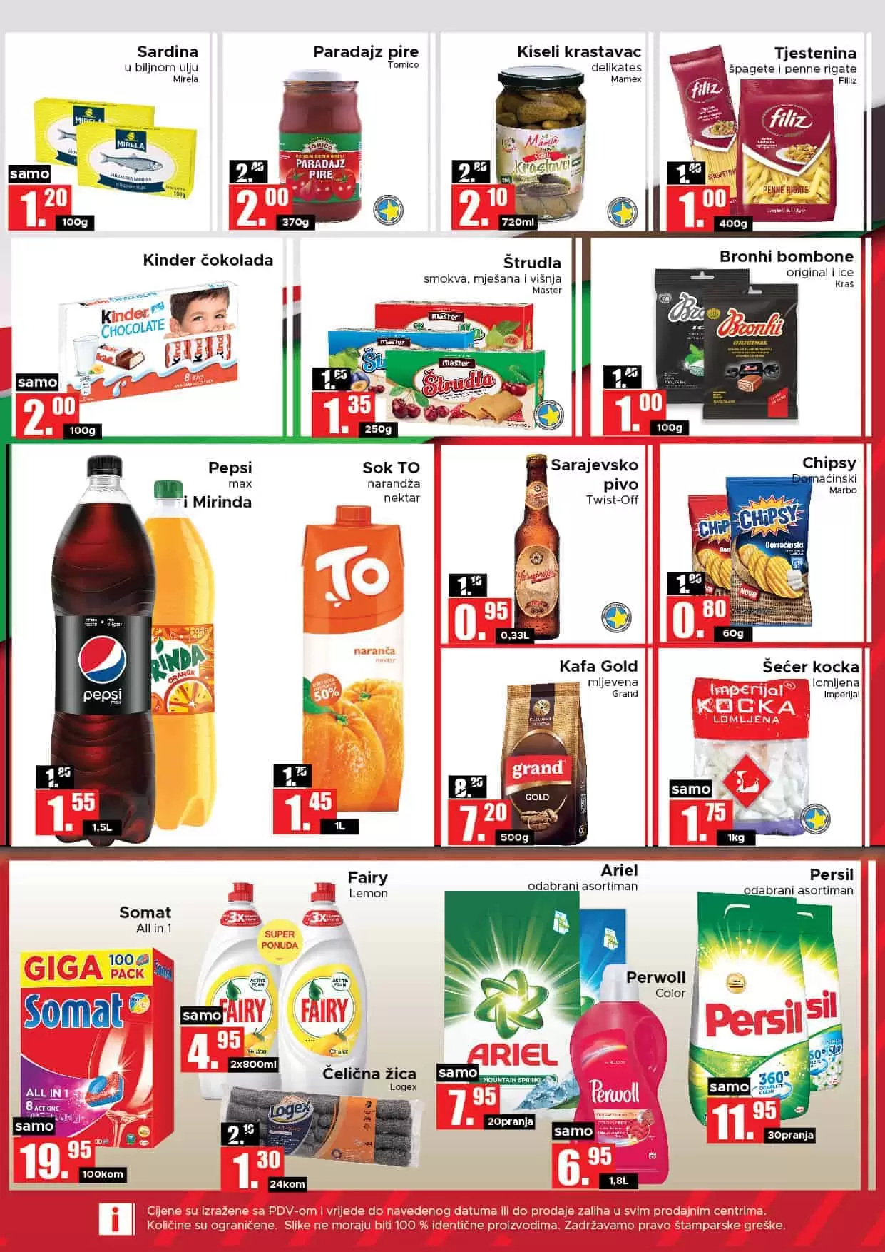 Amko vikend akcija. amko snizenje. amko kupujmo domace. amko nagradna igra. amko popust. najnize cijene.