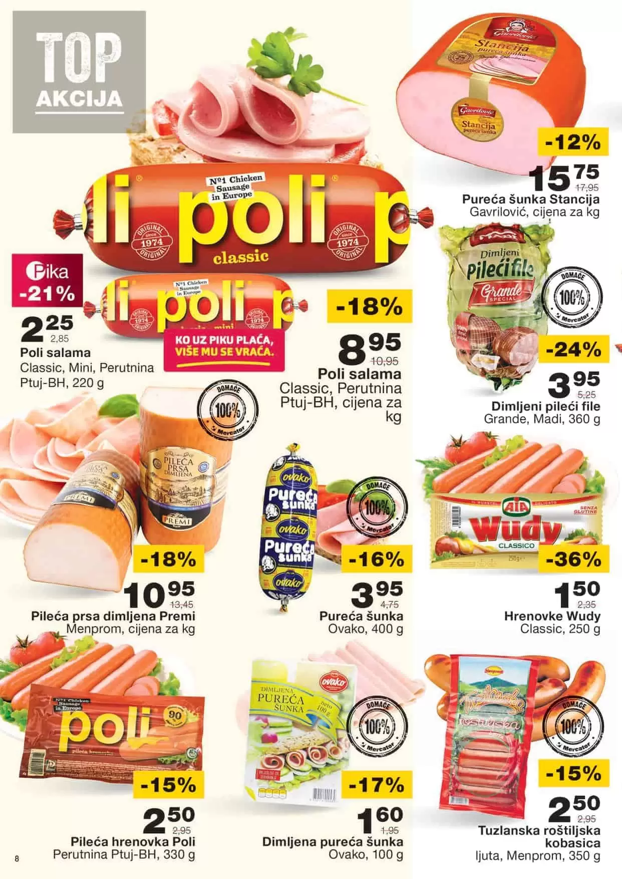 poli salama, noblice keks, noblice, chips, eurovafel