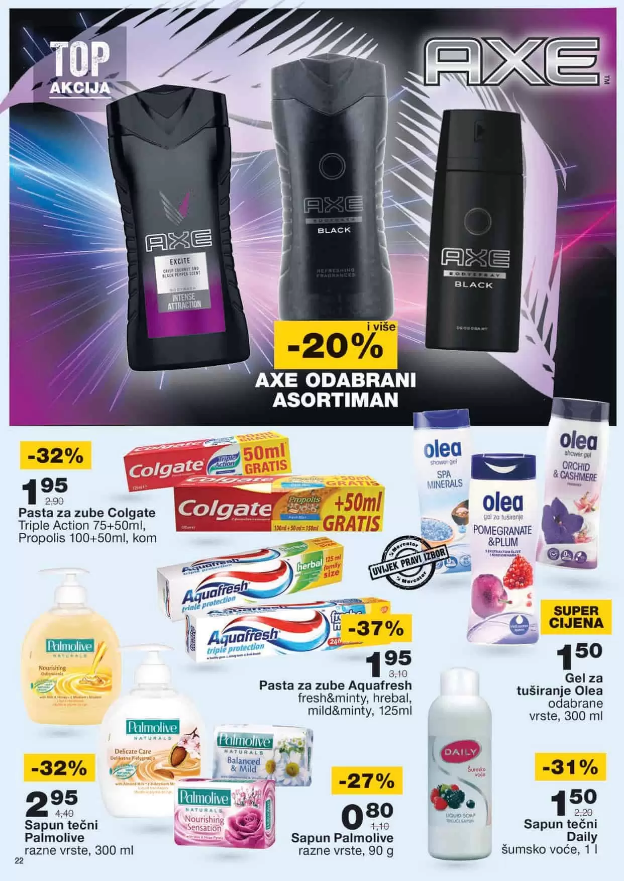 mercator kataloska akcija. mercator snizenje. mercator lozionicka. 