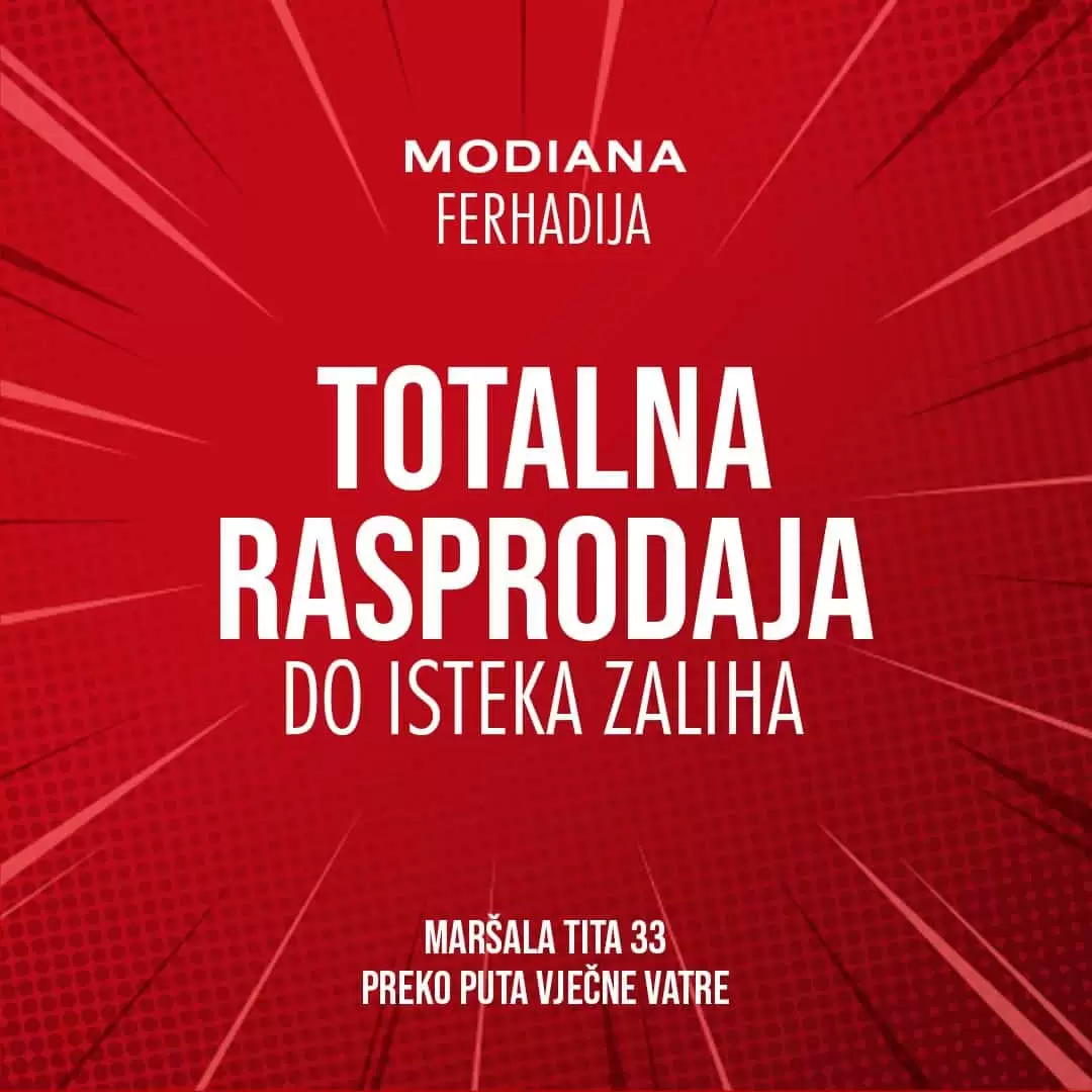 Modiana, modiana snizenje, modiana rasprodaja, modiana titova 