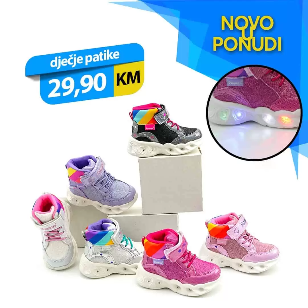 djecije patike, patike koje svijetele, tene koje svijetle, fis tene, patike, svjetleće tenisice za djevojčice, svjetleće tenisice za djecake