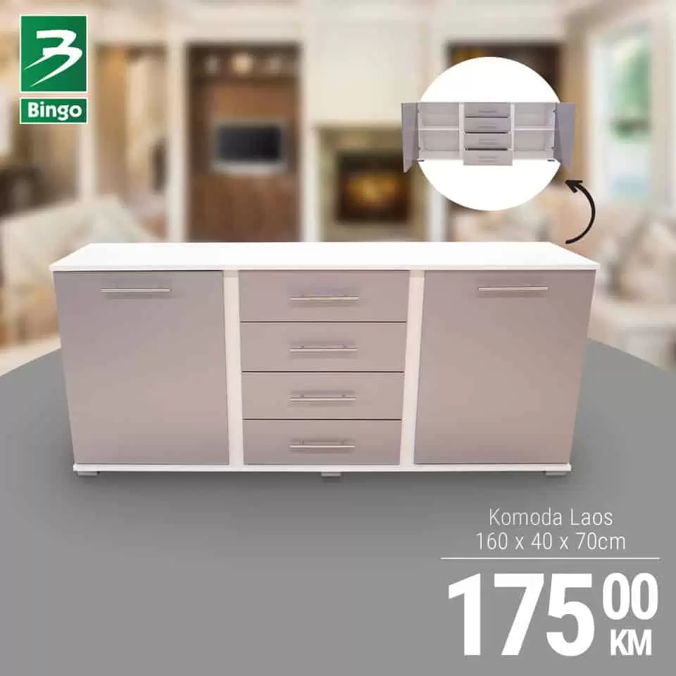 komoda, bingo komoda, namjestaj komoda, komoda cijena, komoda akcija, komoda popust